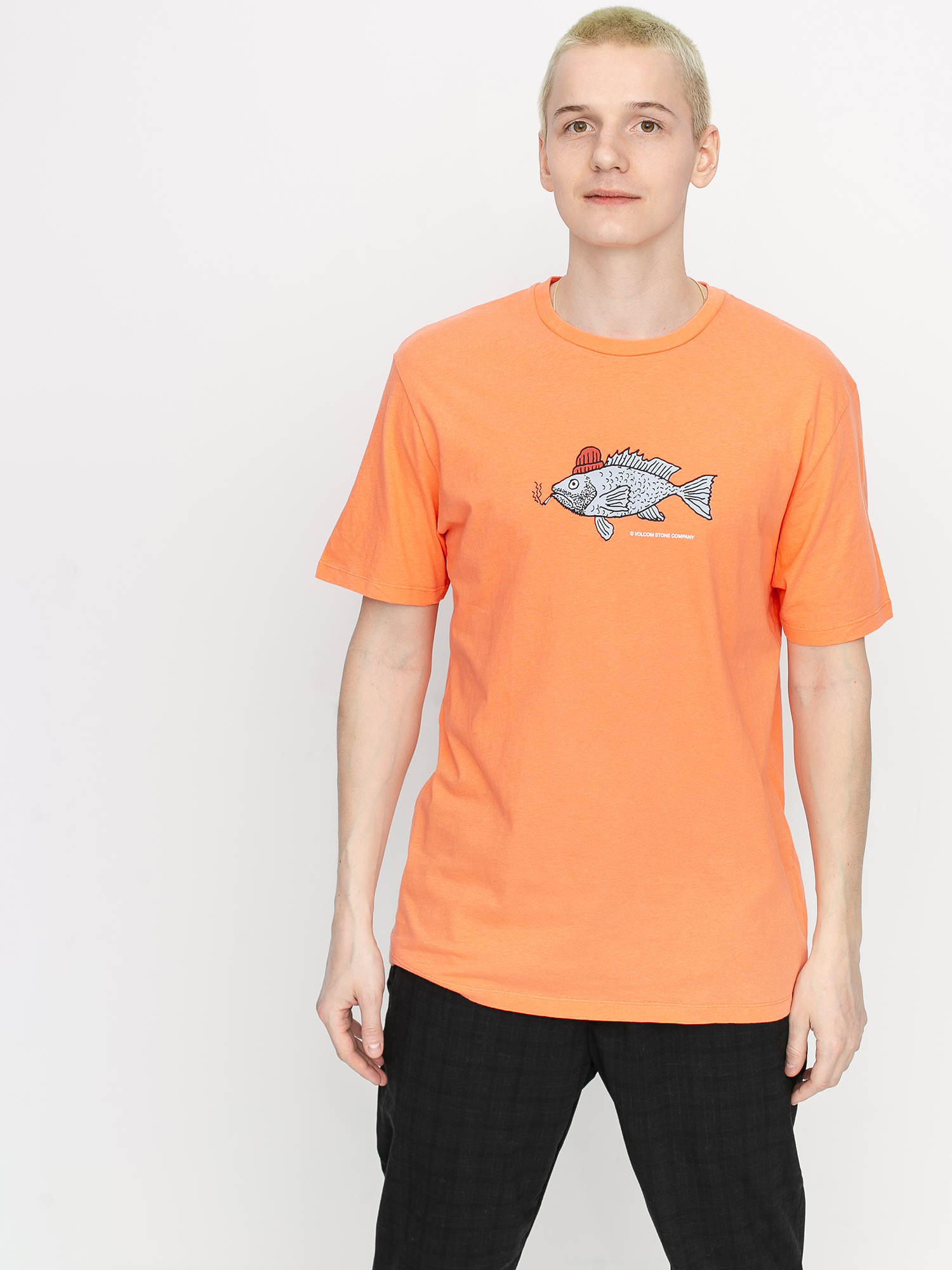 T-shirt Volcom Trout There Ltw (salmon)