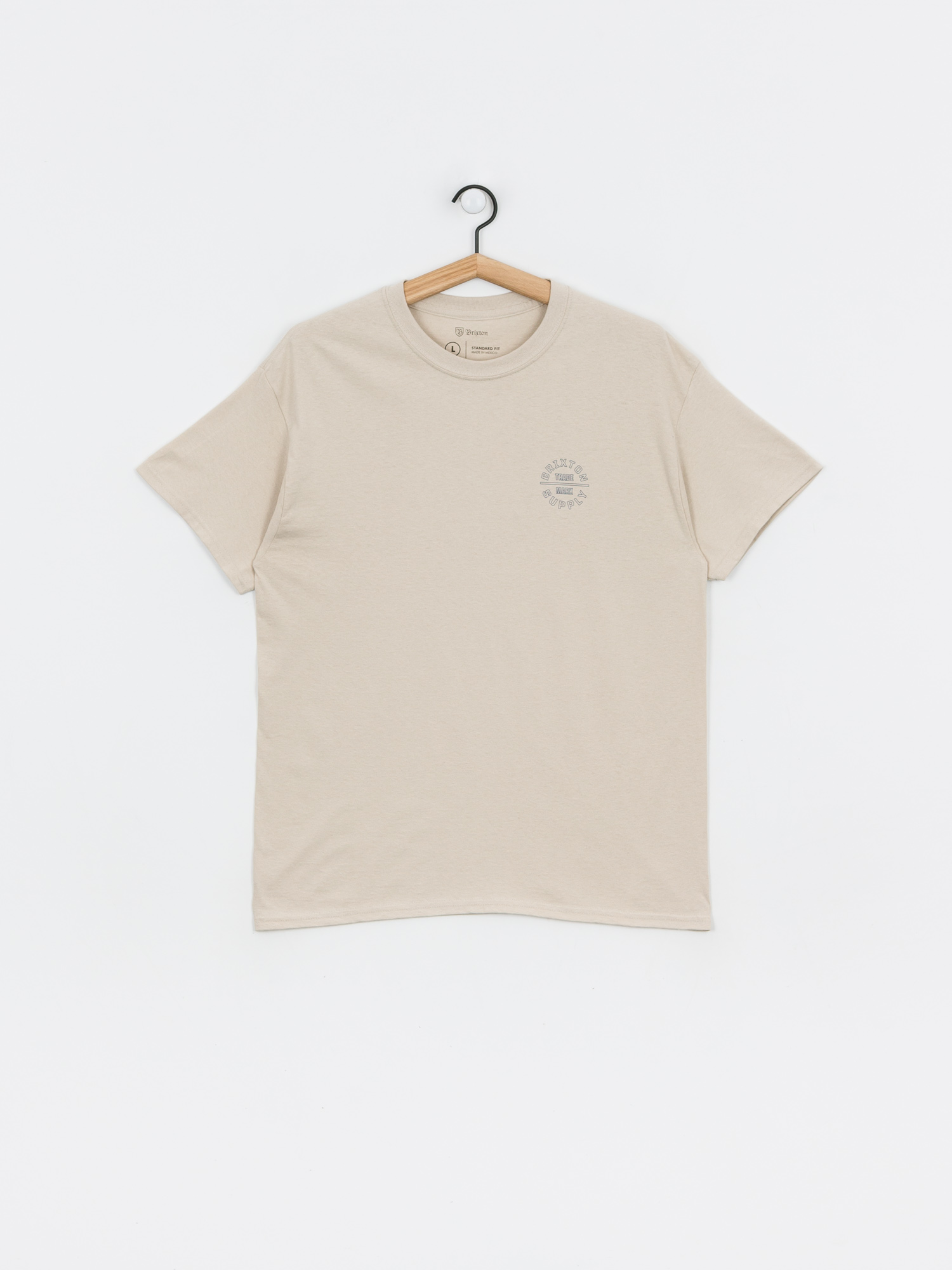 T-shirt Brixton Oath V Stt (vanilla)