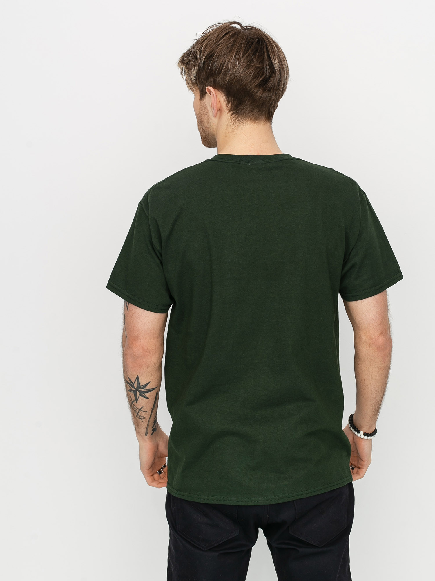 T-shirt Thrasher Flame Logo (forest green)