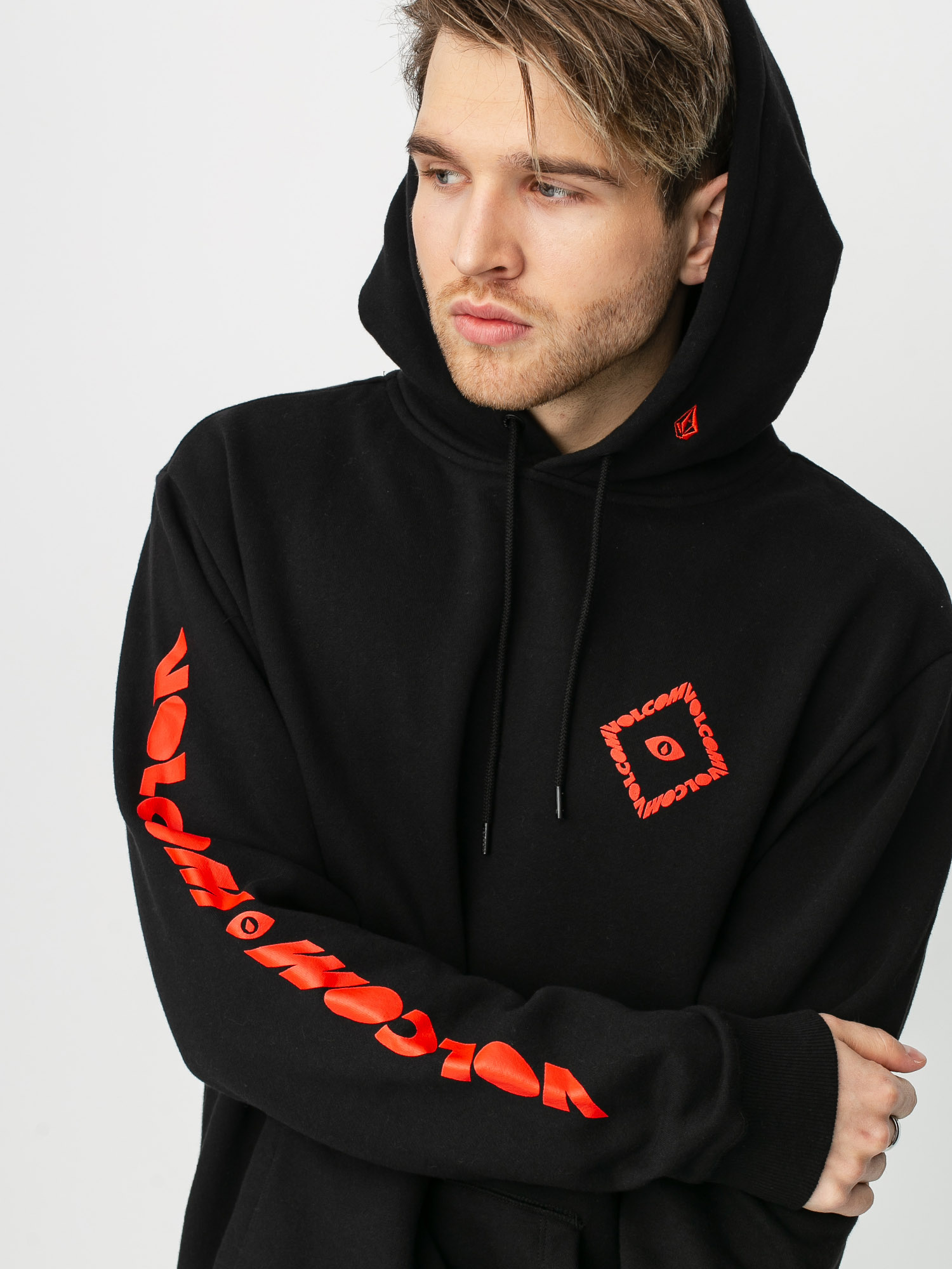 Bluza z kapturem Volcom Shoots HD (black)