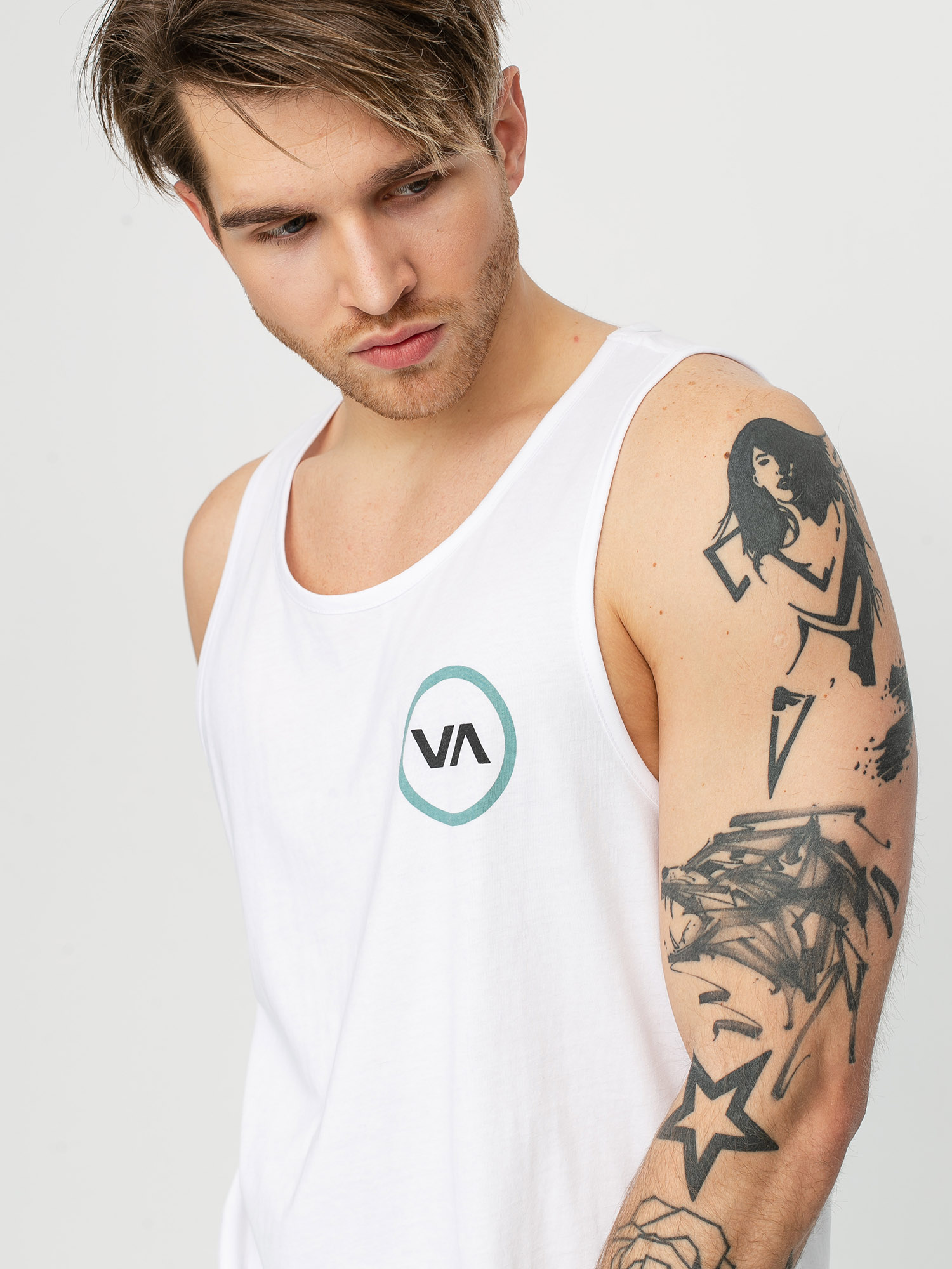 Koszulka RVCA Va Mod (white)