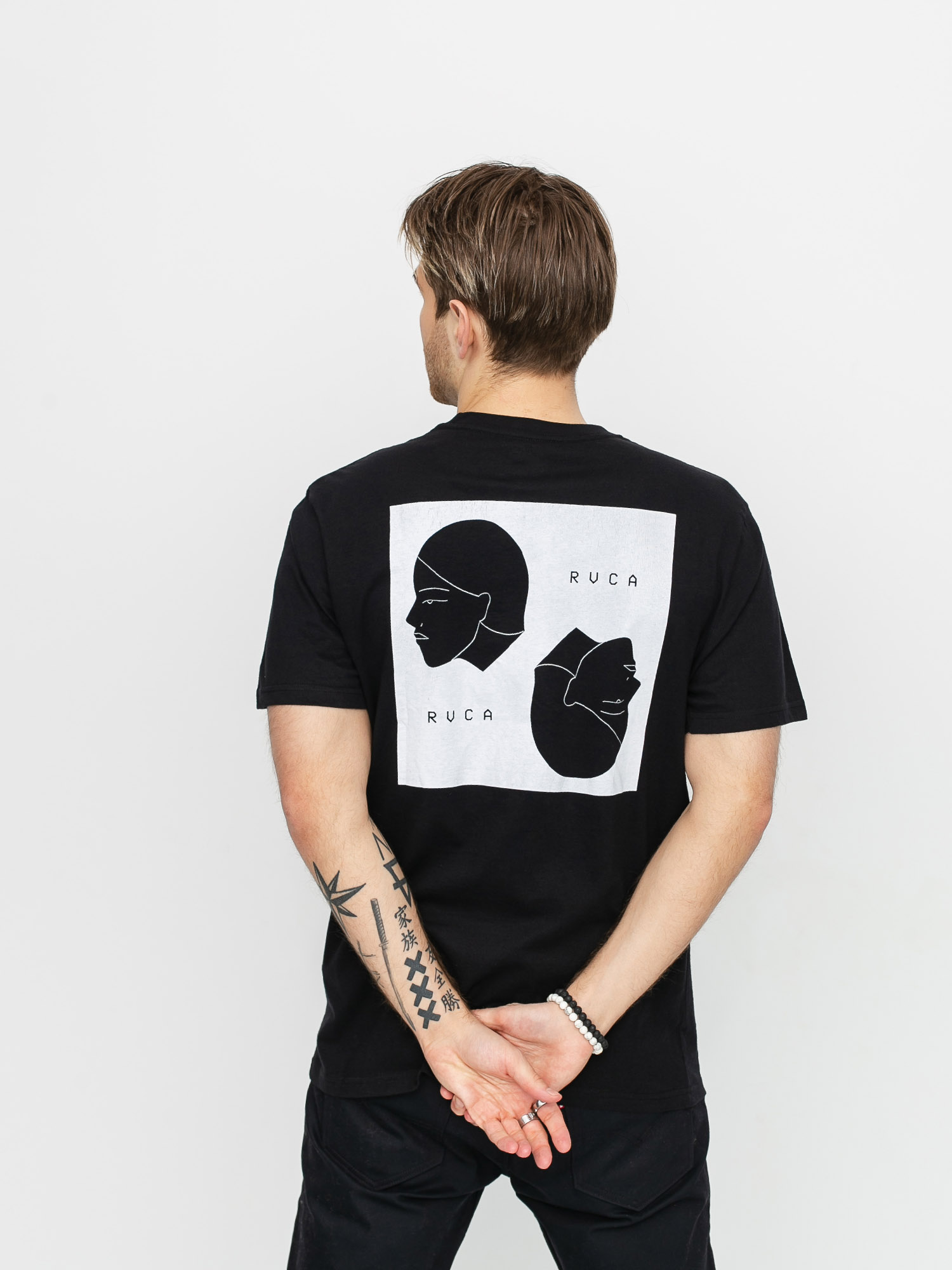 T-shirt RVCA Johannas Heads (black)