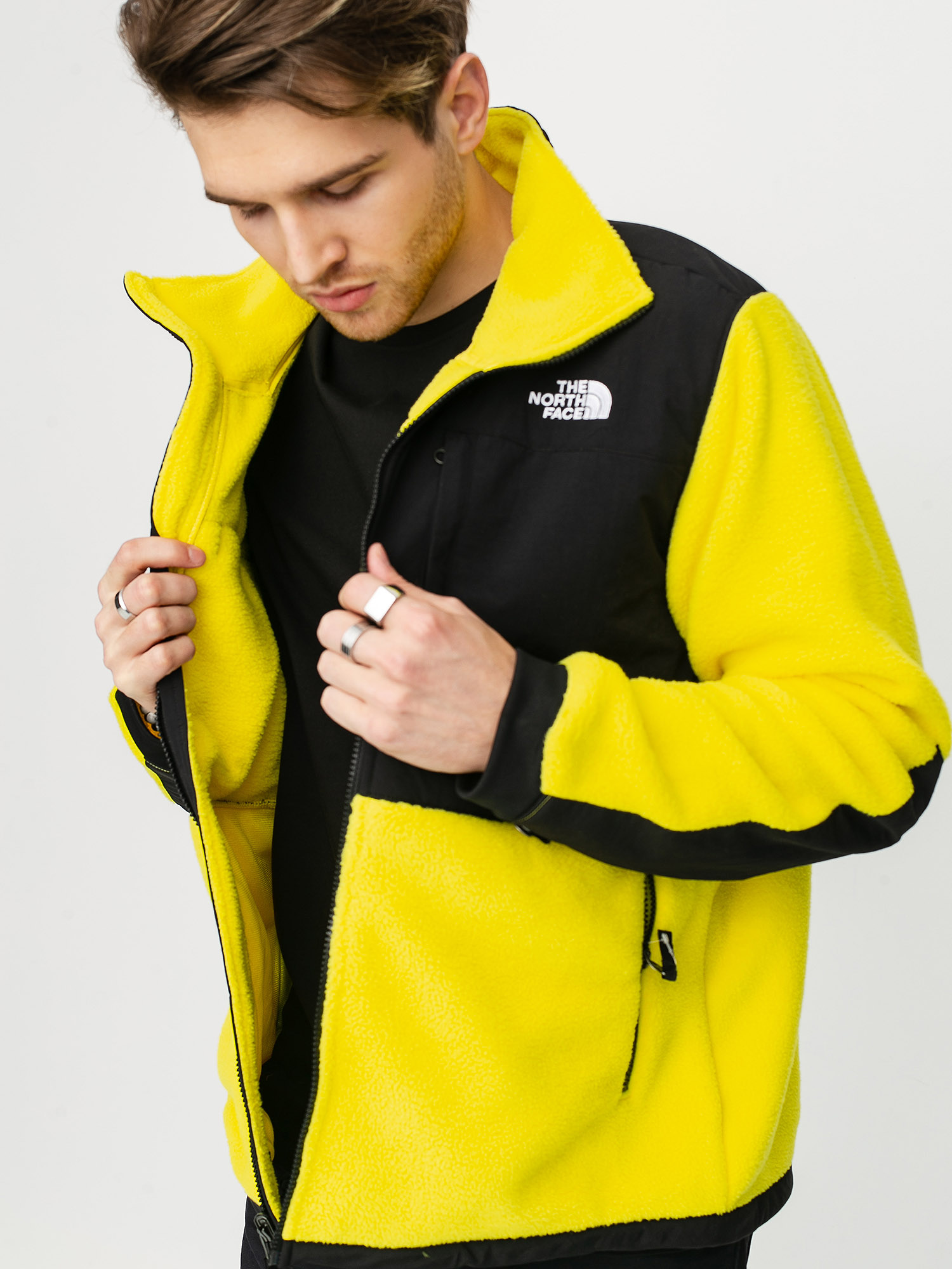 Męski Polar The North Face Denali 2 (lemon/black)