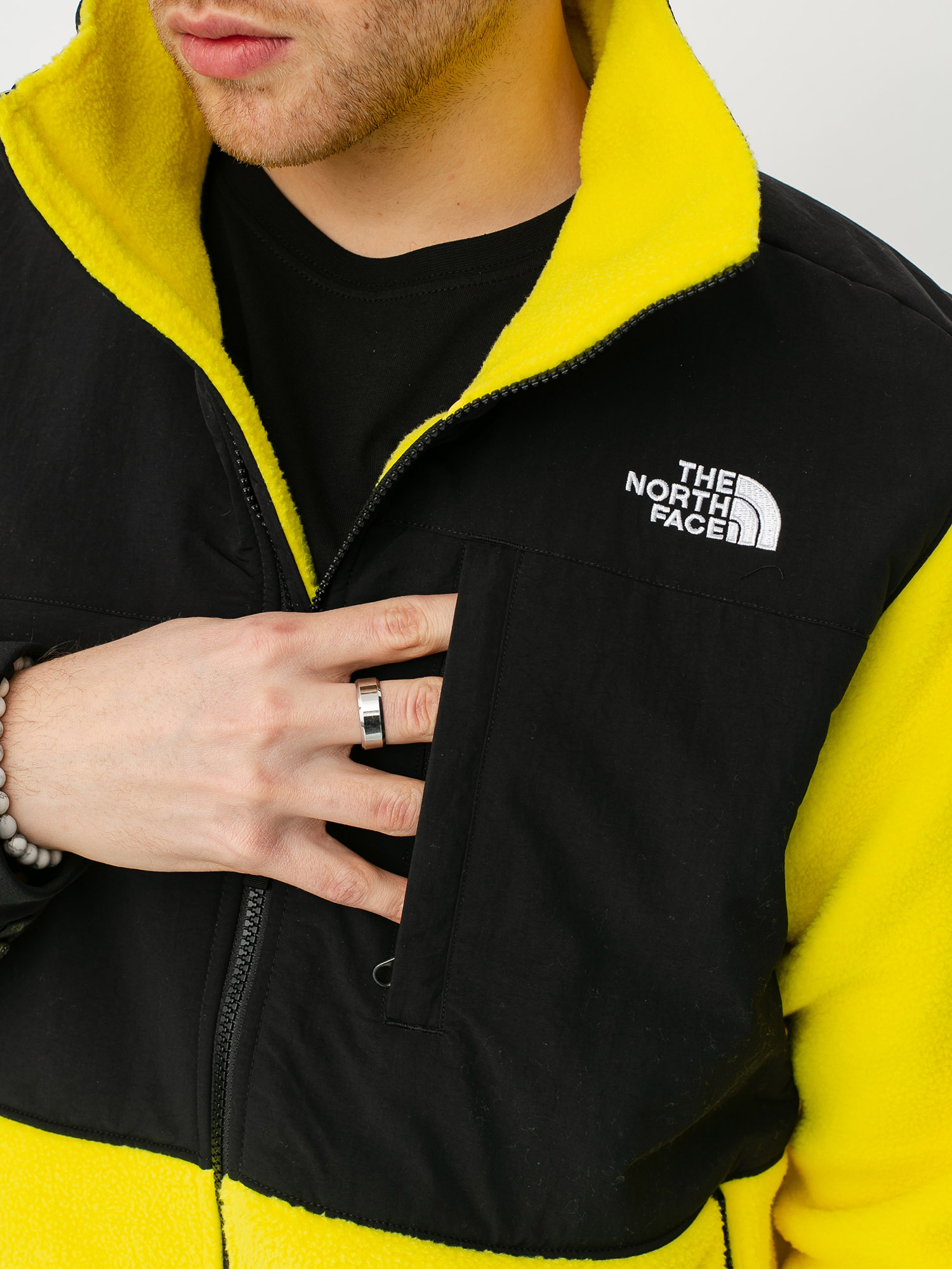 Męski Polar The North Face Denali 2 (lemon/black)