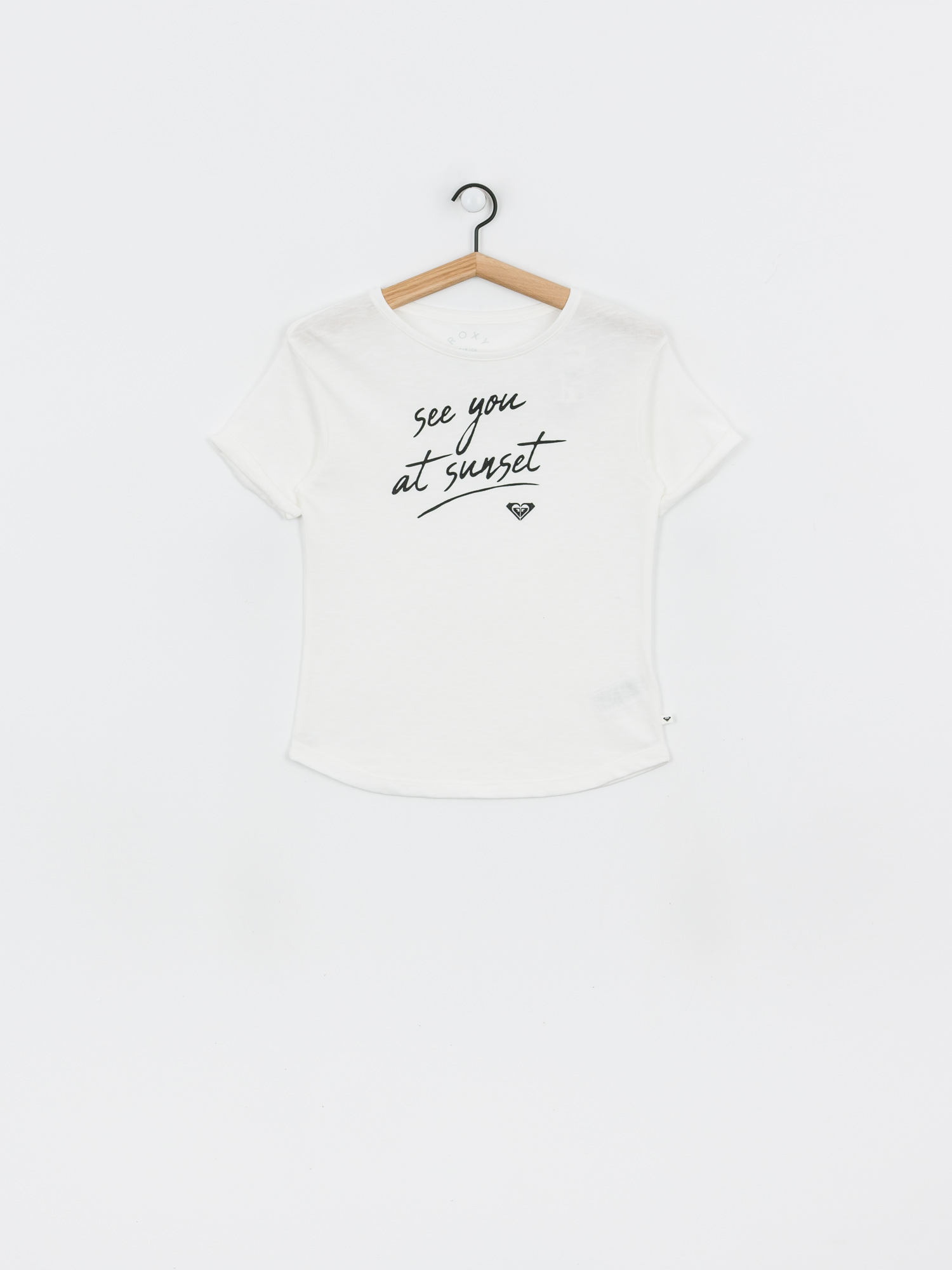 T-shirt Roxy Follow Me To The Beach A Wmn (snow white)
