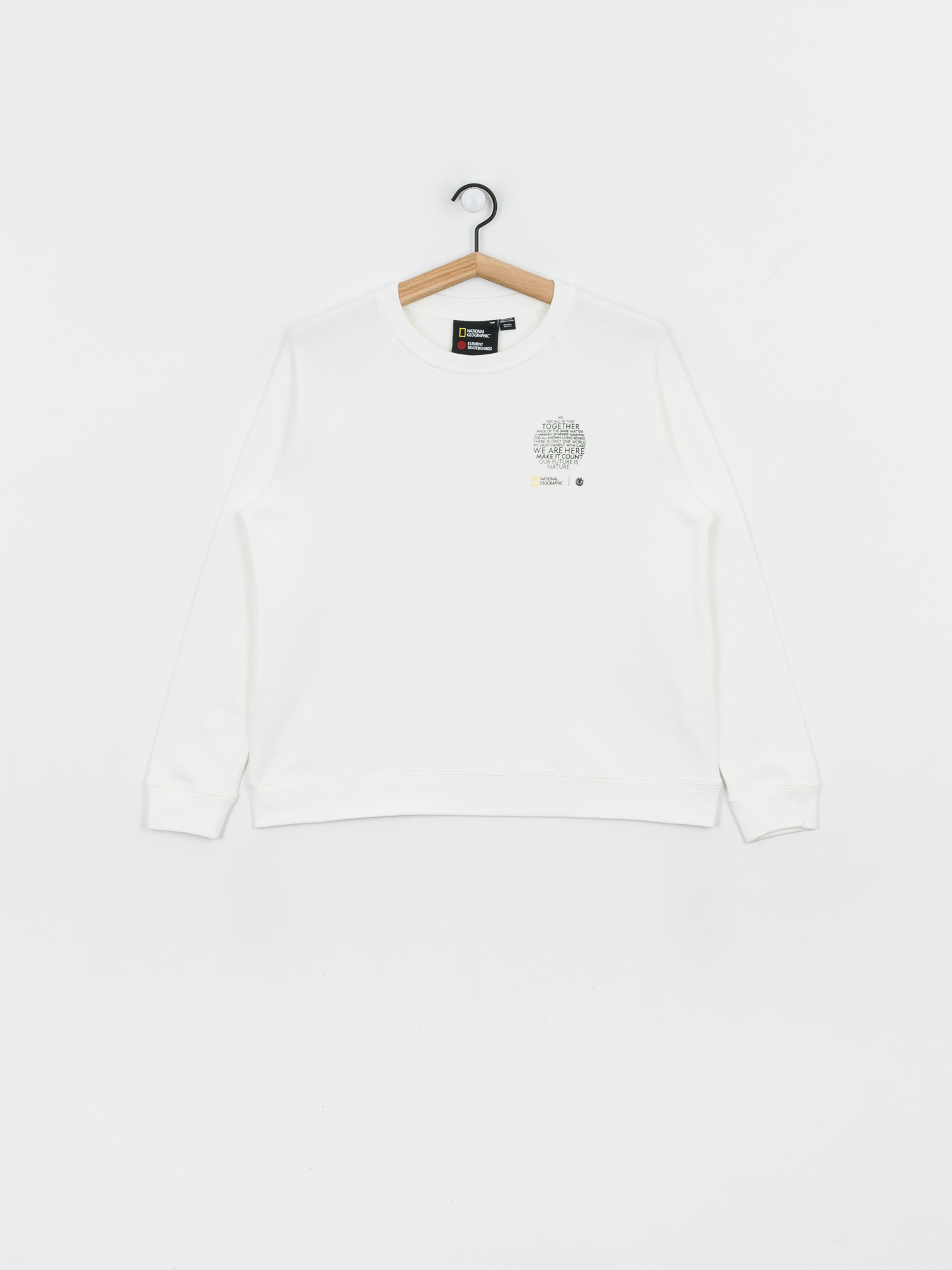 Bluza Element Nat Geo Crew Ft Wmn (off white)