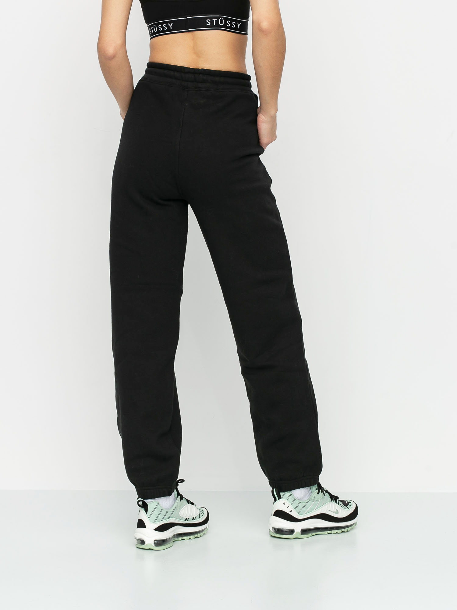Spodnie Stussy Global Roots Wmn (black)