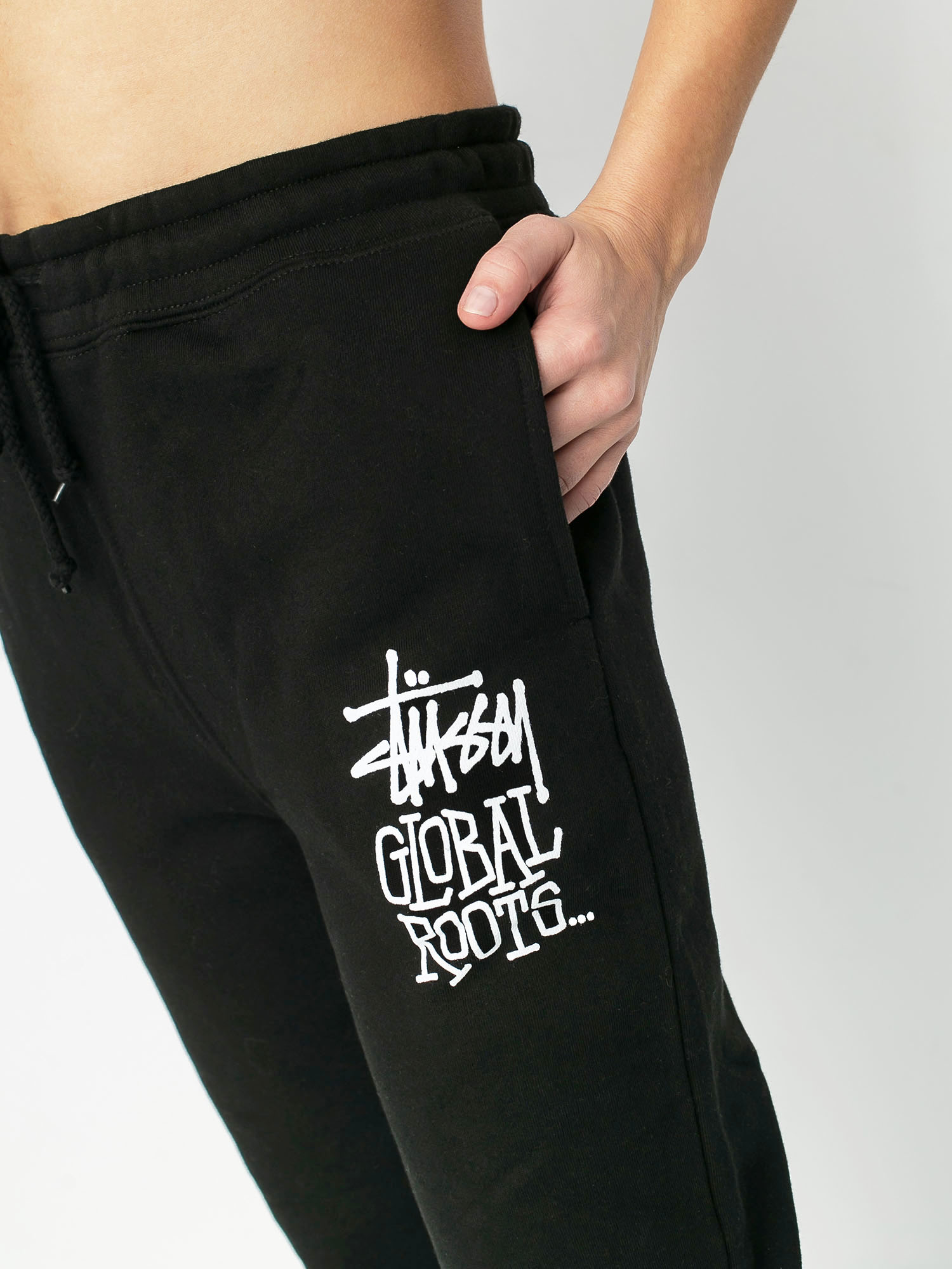 Spodnie Stussy Global Roots Wmn (black)