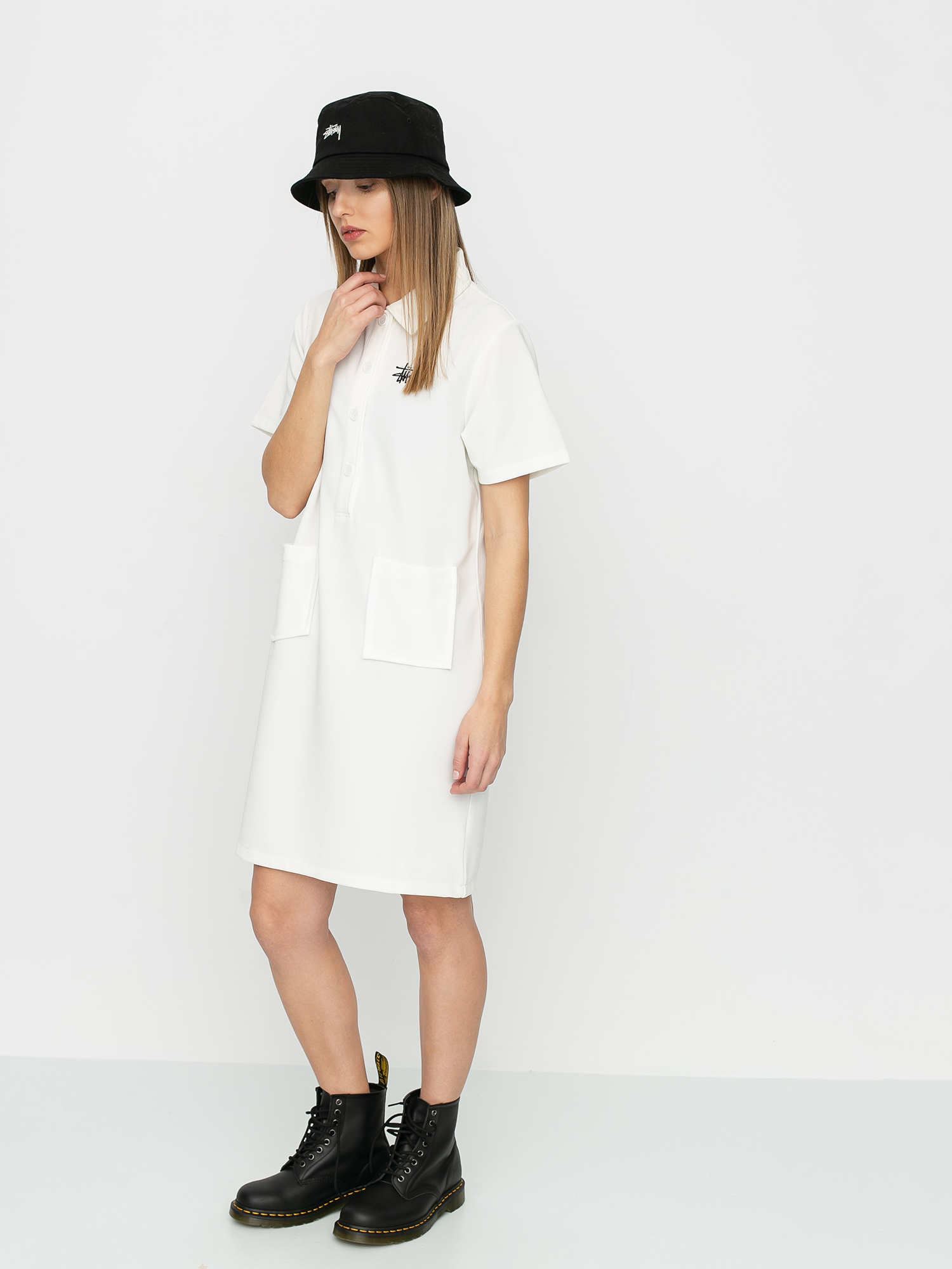 Sukienka Stussy Poly Knit Wmn (white)