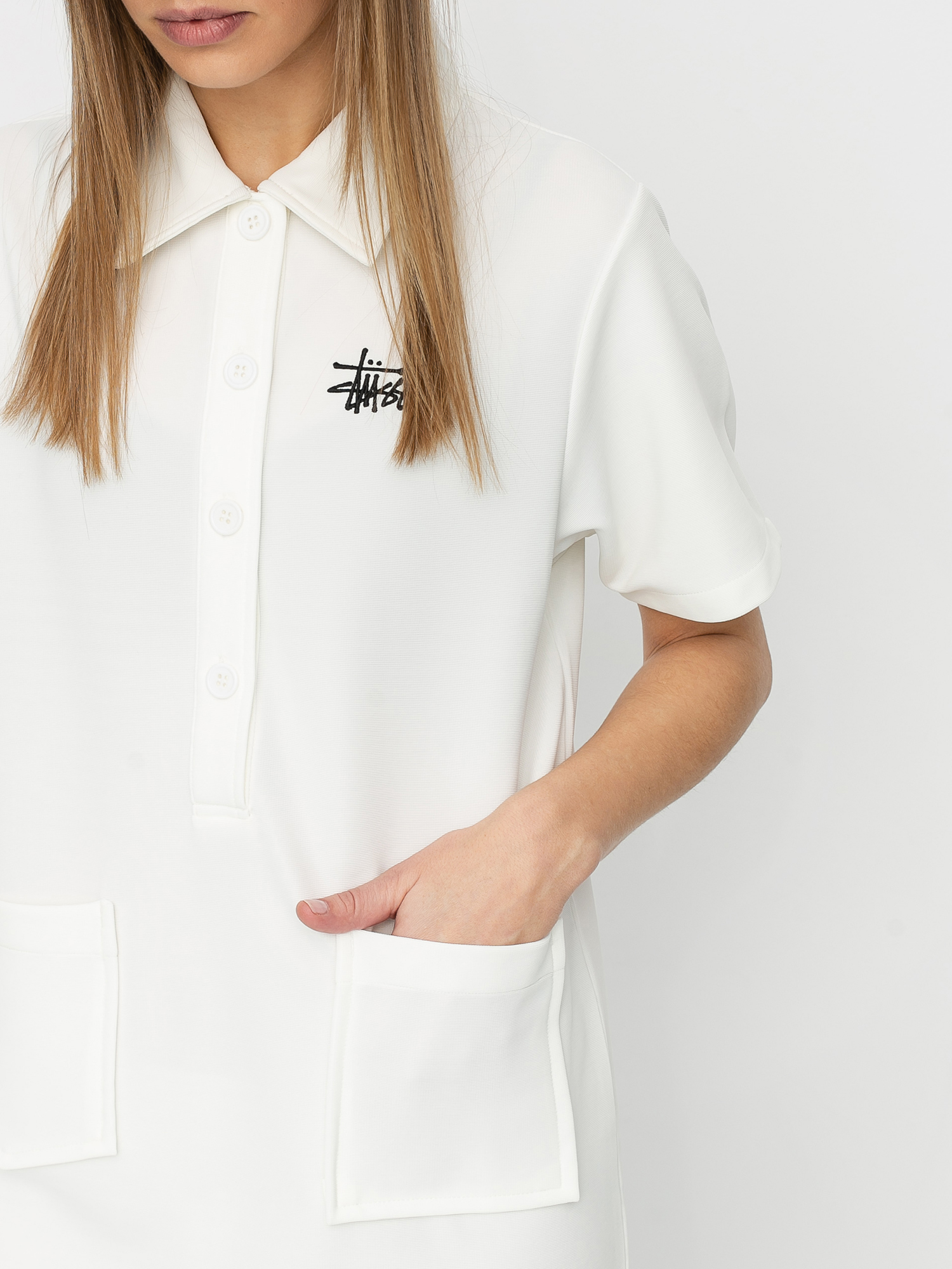 Sukienka Stussy Poly Knit Wmn (white)