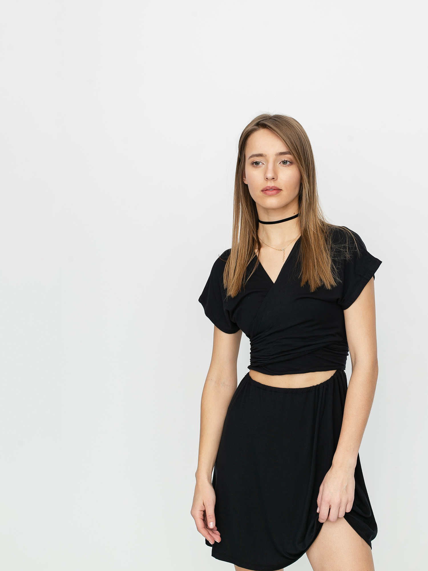 Sukienka Volcom Coco Tie Front Wmn (black)