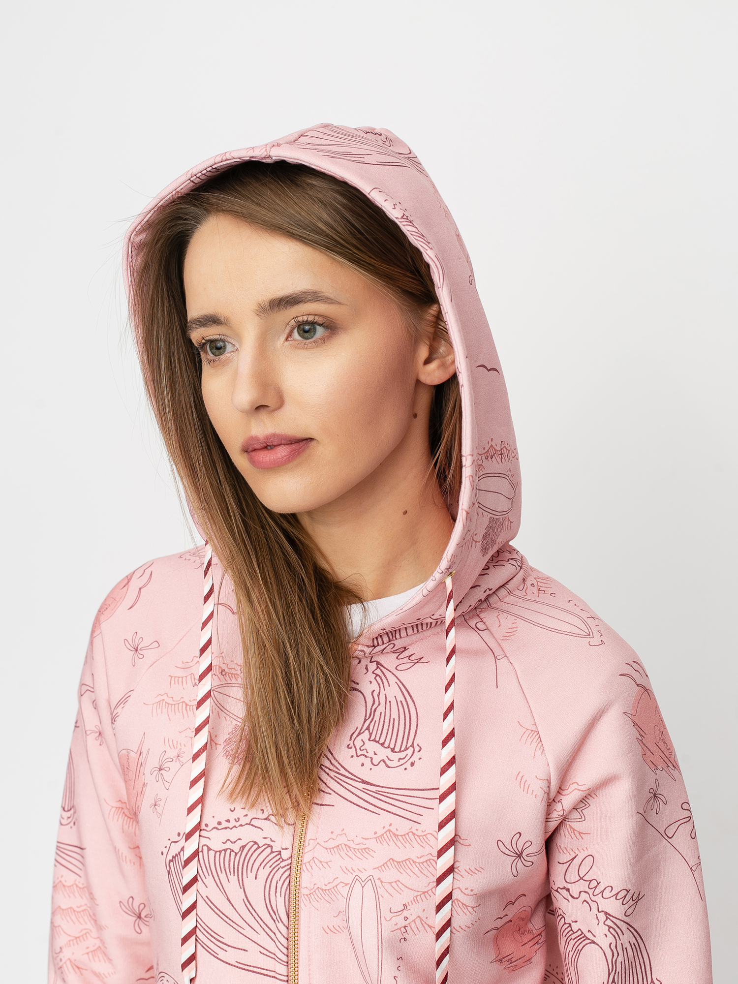 Bluza z kapturem Femi Stories Icon ZHD Wmn (pon)