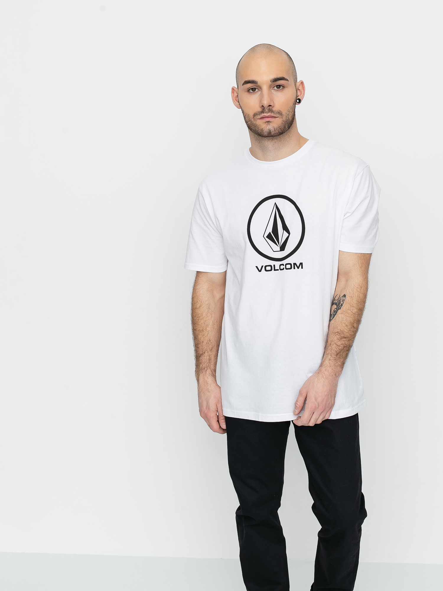 T-shirt Volcom Crisp Stone Bsc (white)