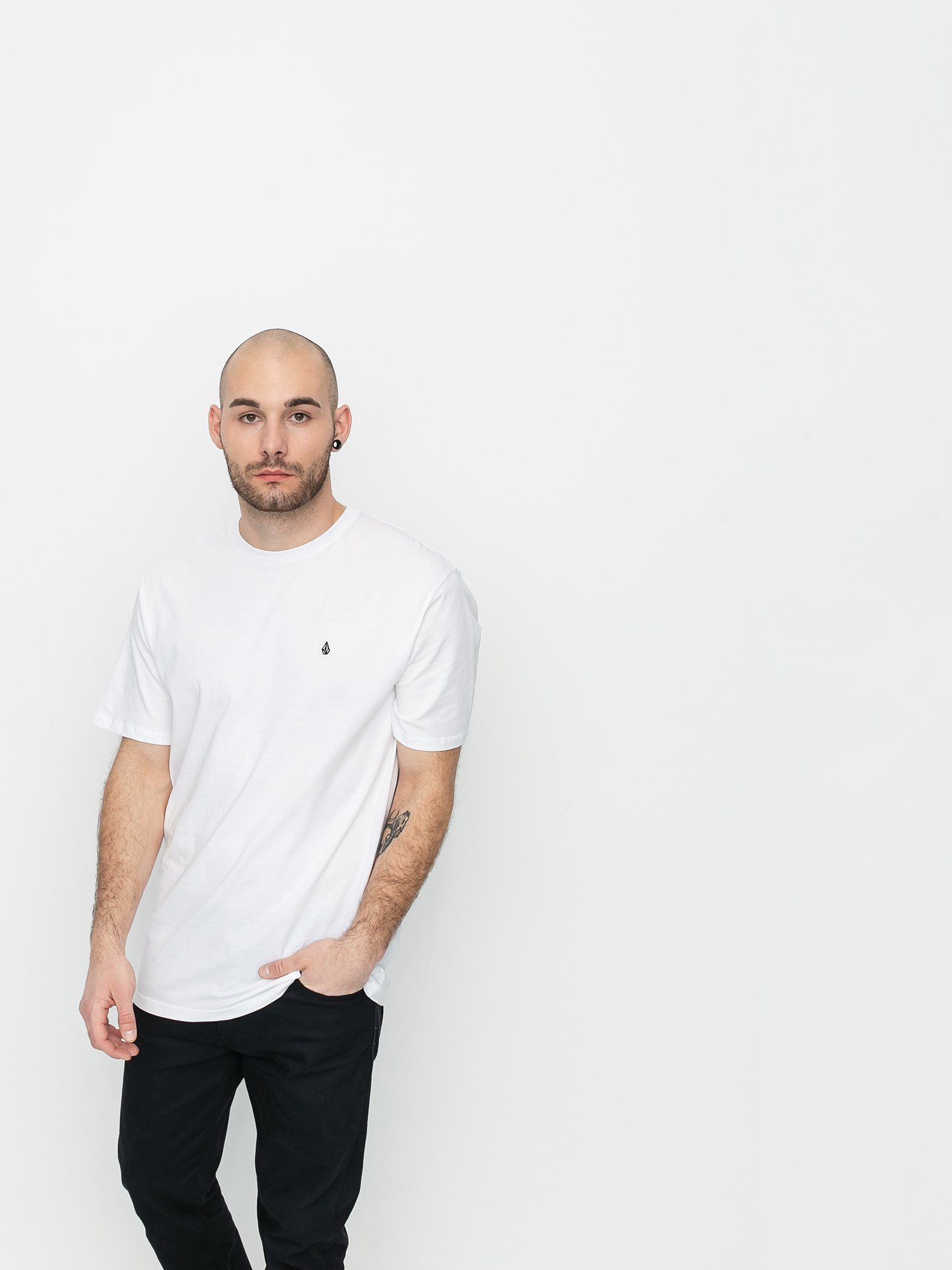 T-shirt Volcom Stone Blanks Bsc (white)