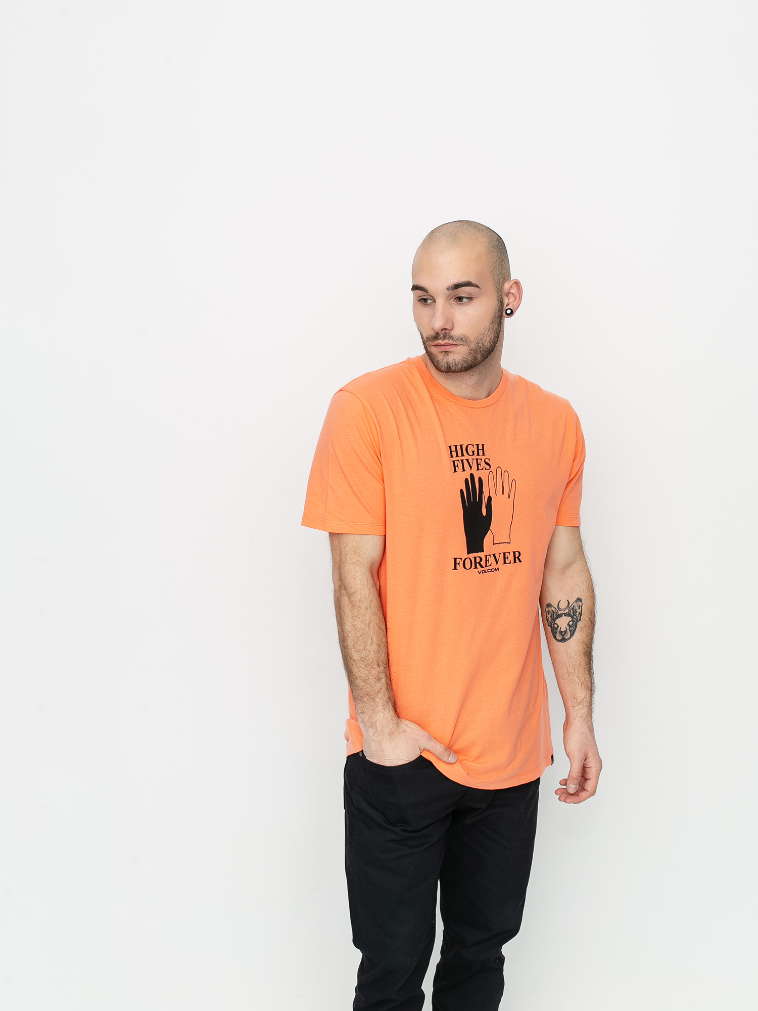 T-shirt Volcom High5 Forever Ltw (salmon)