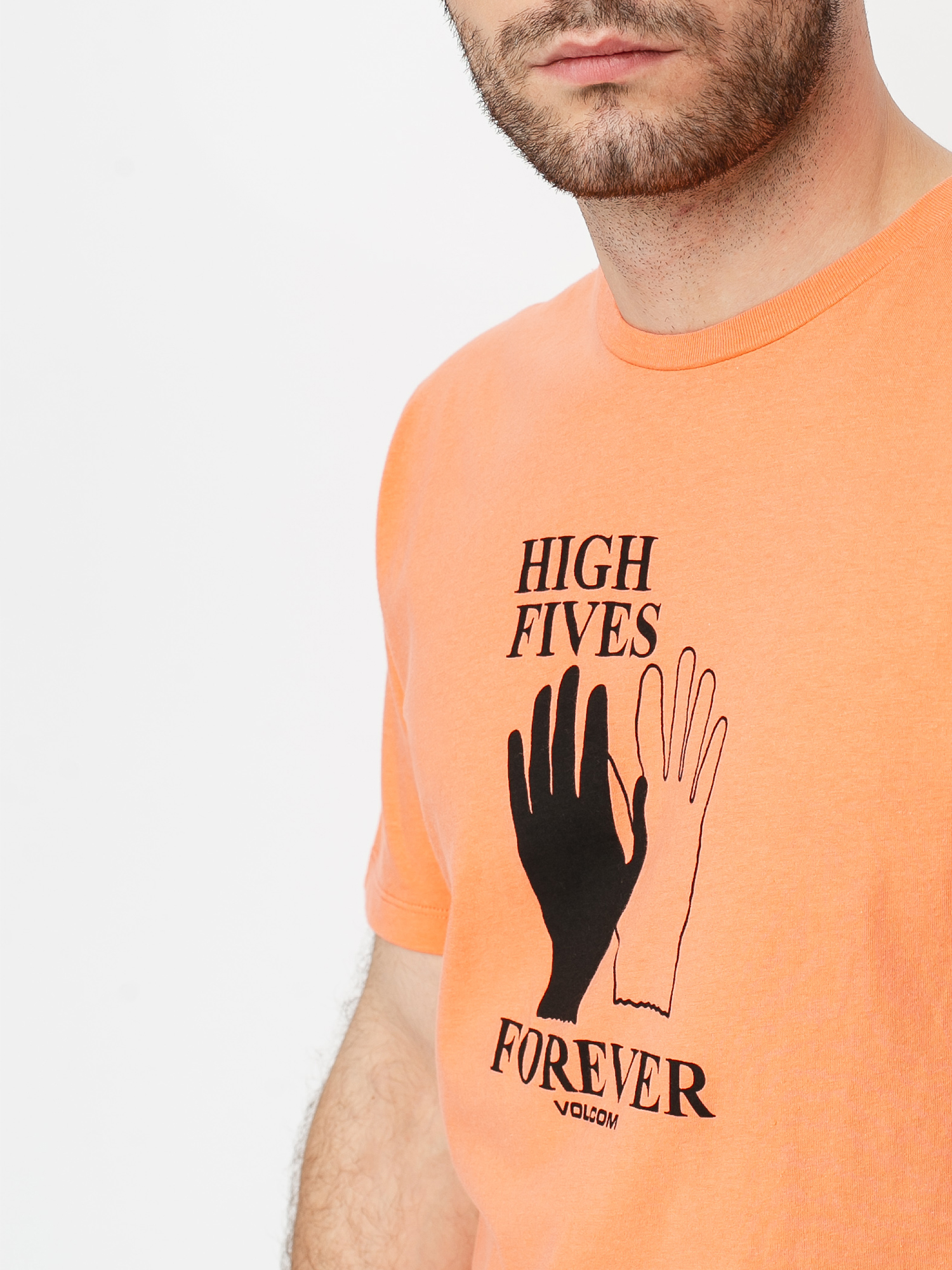 T-shirt Volcom High5 Forever Ltw (salmon)