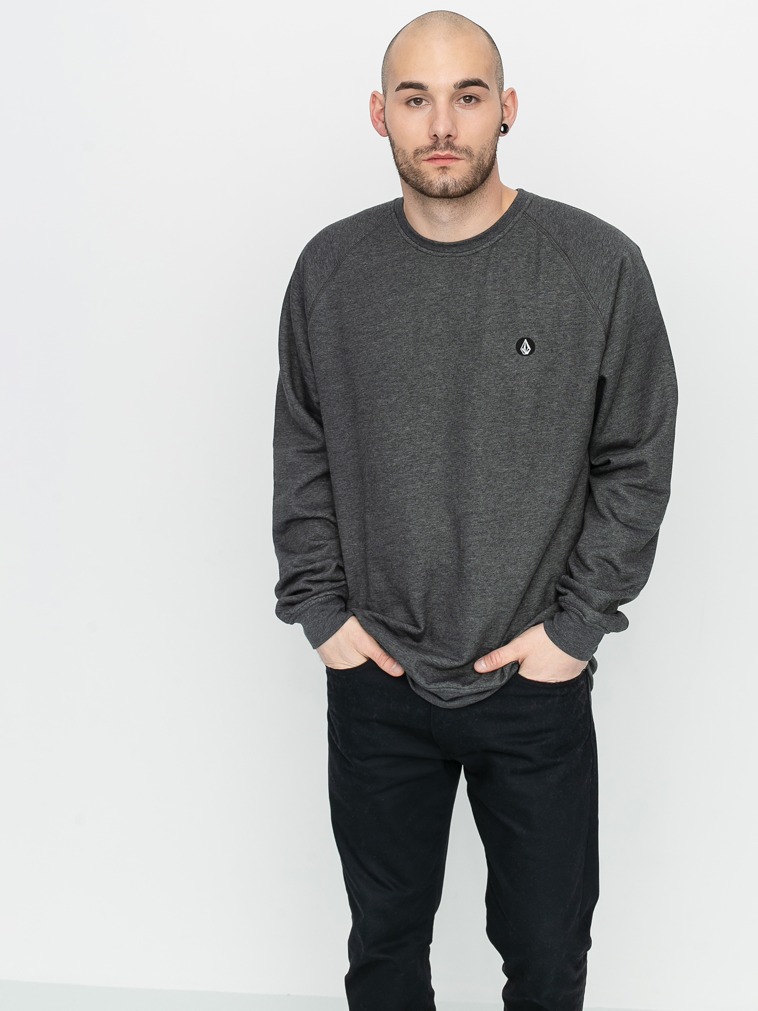 Bluza Volcom Timesoft Crew (black)