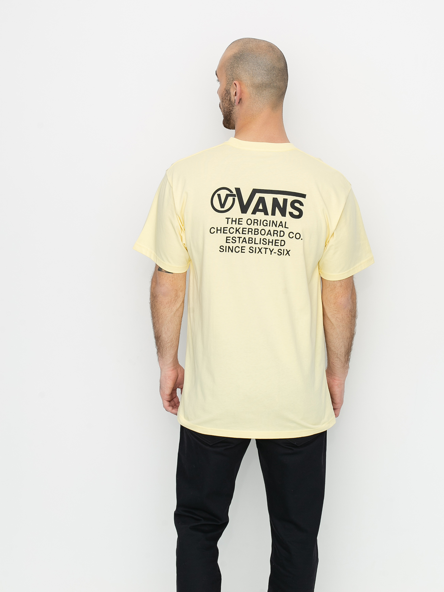 T-shirt Vans Distortion Type (double cream)