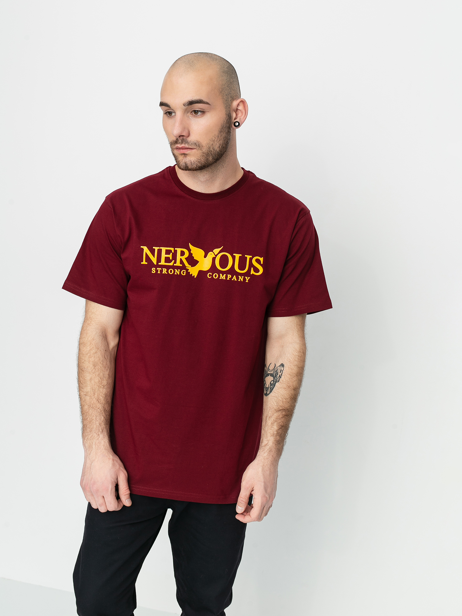 T-shirt Nervous Classic (maroon)