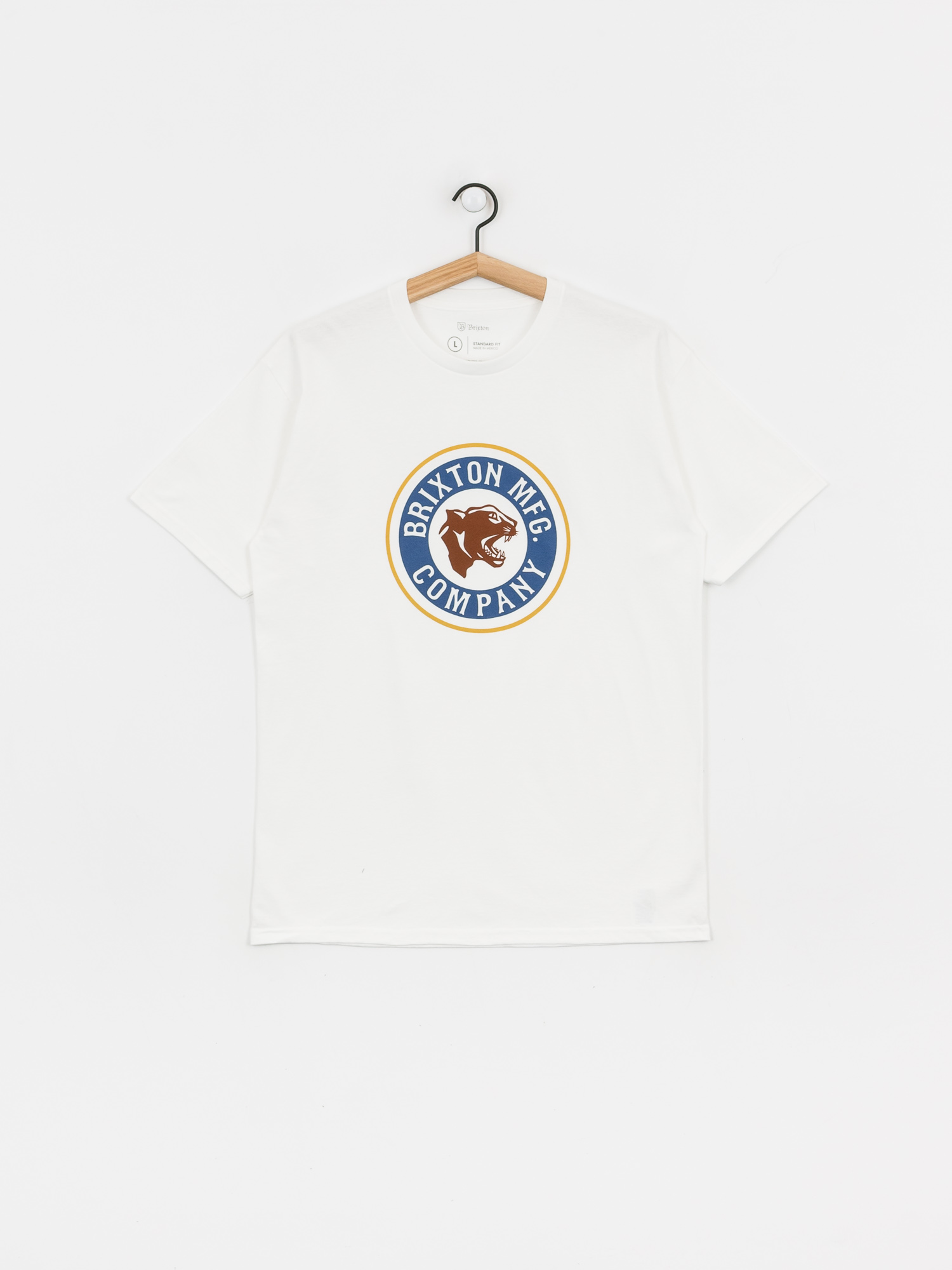 T-shirt Brixton Forte Stt (white/brown)