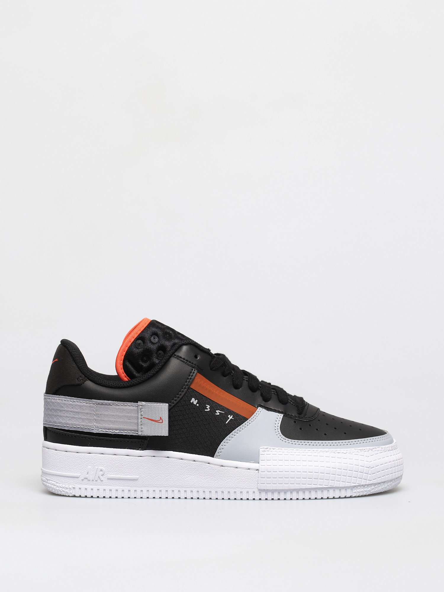 Buty Nike Air Force 1 Type (black/hyper crimson wolf grey white)