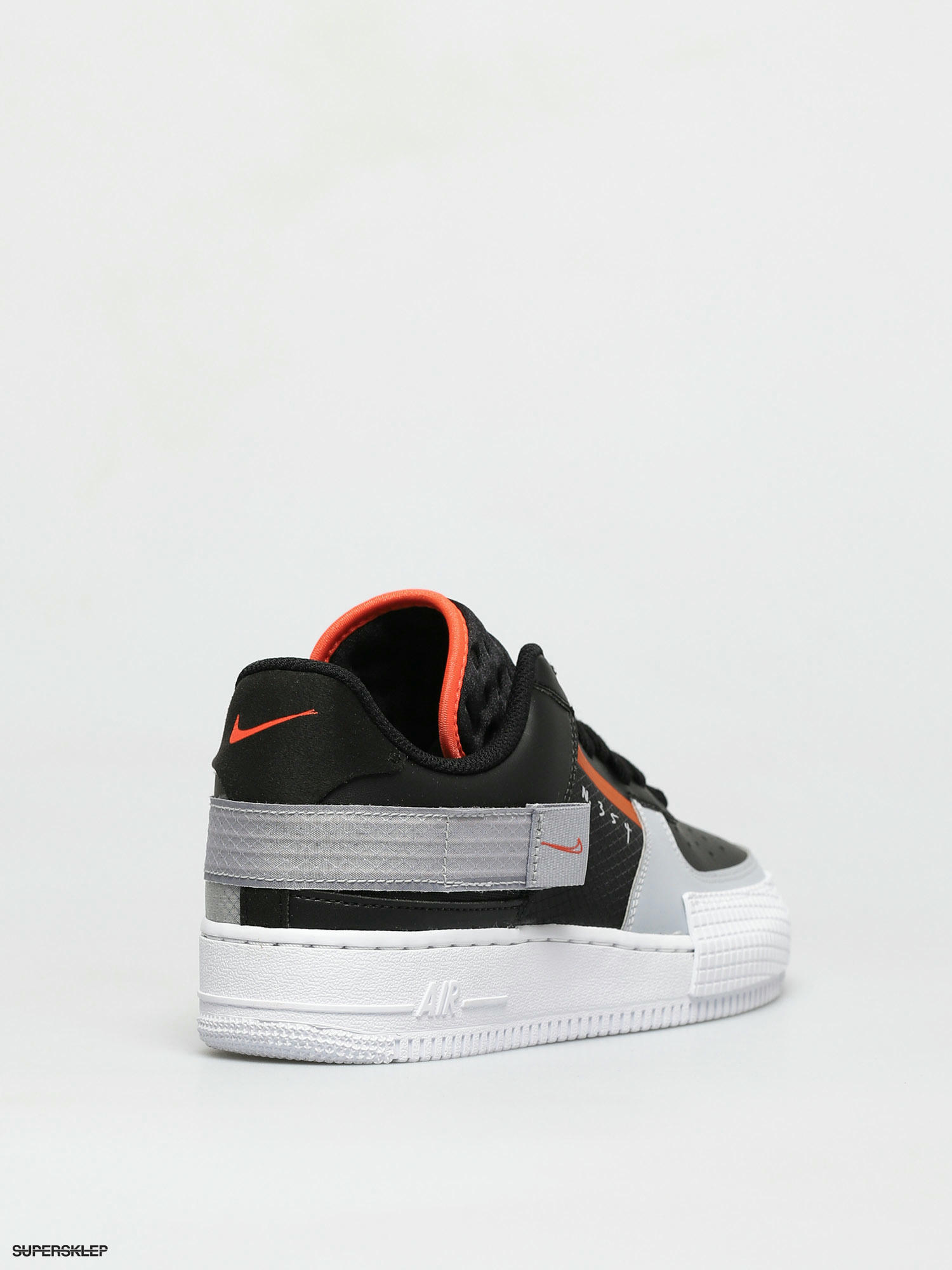 Air force 1 type trainers best sale black hyper crimson wolf grey white