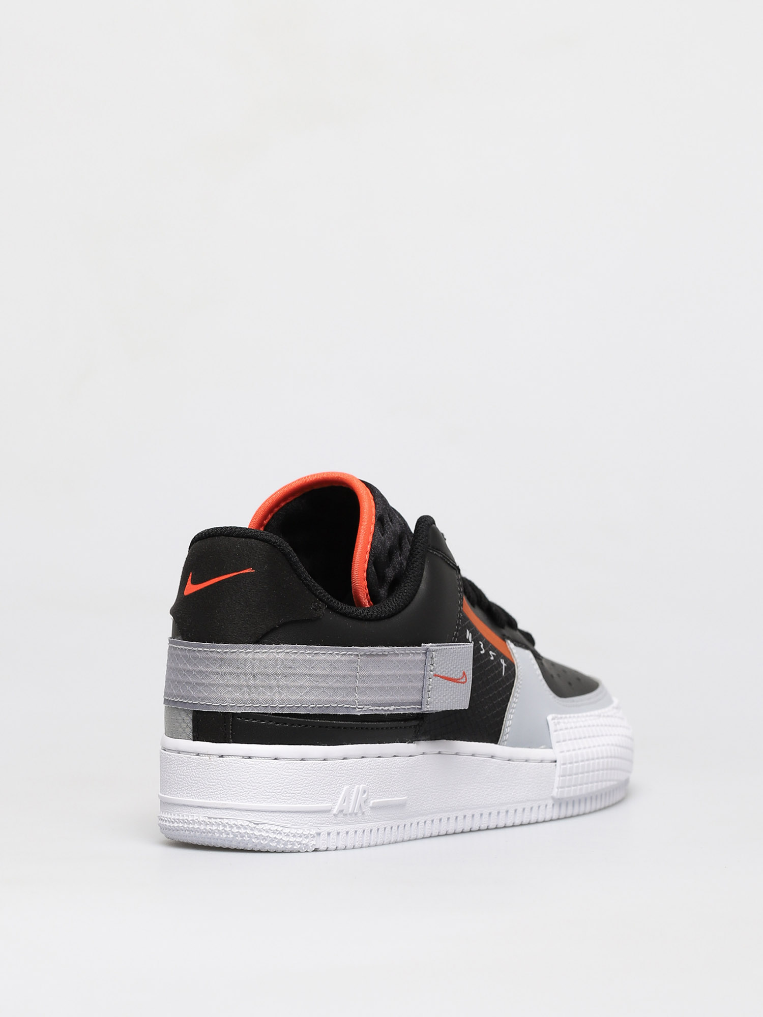 Buty Nike Air Force 1 Type (black/hyper crimson wolf grey white)