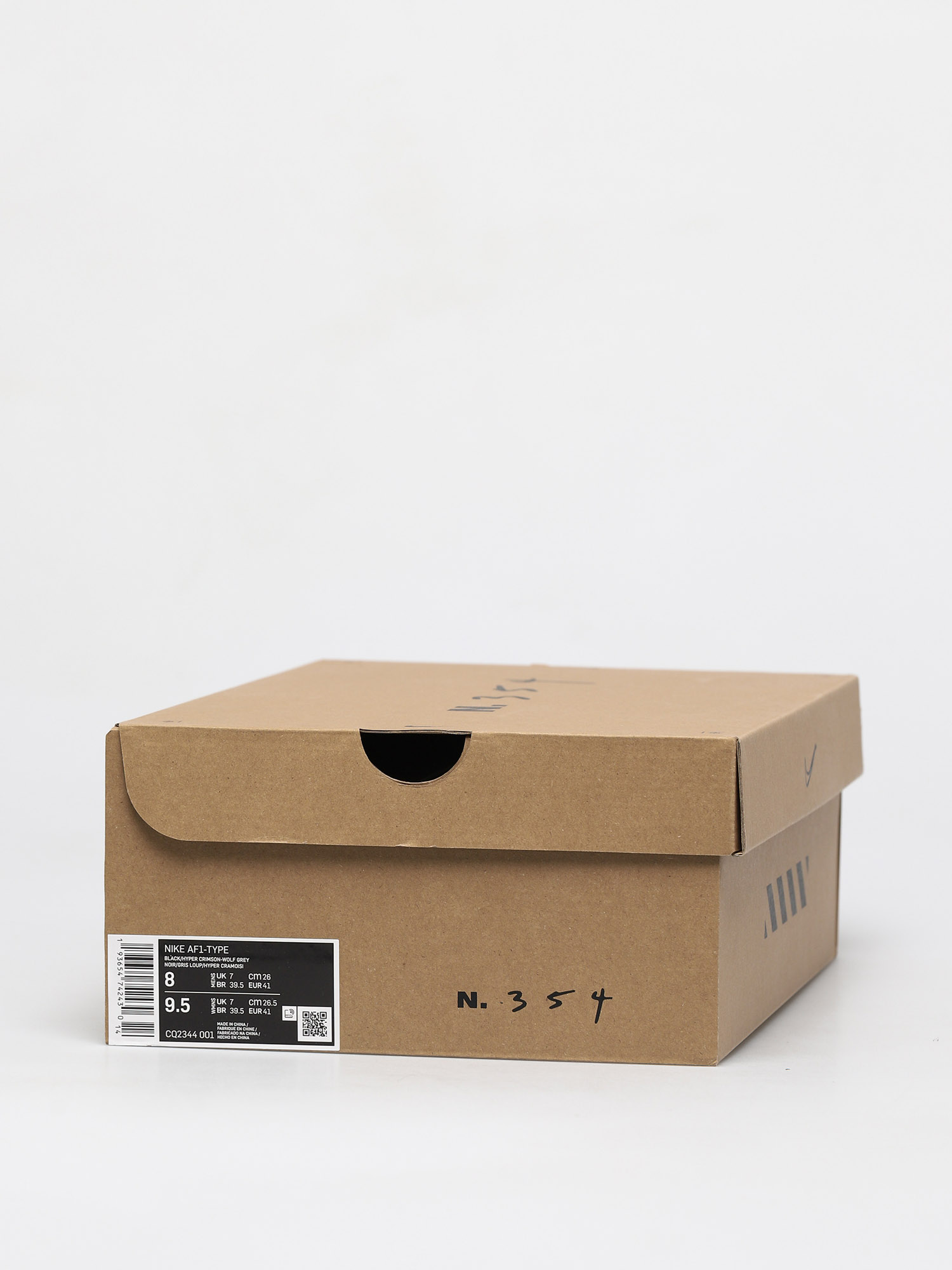 Buty Nike Air Force 1 Type (black/hyper crimson wolf grey white)