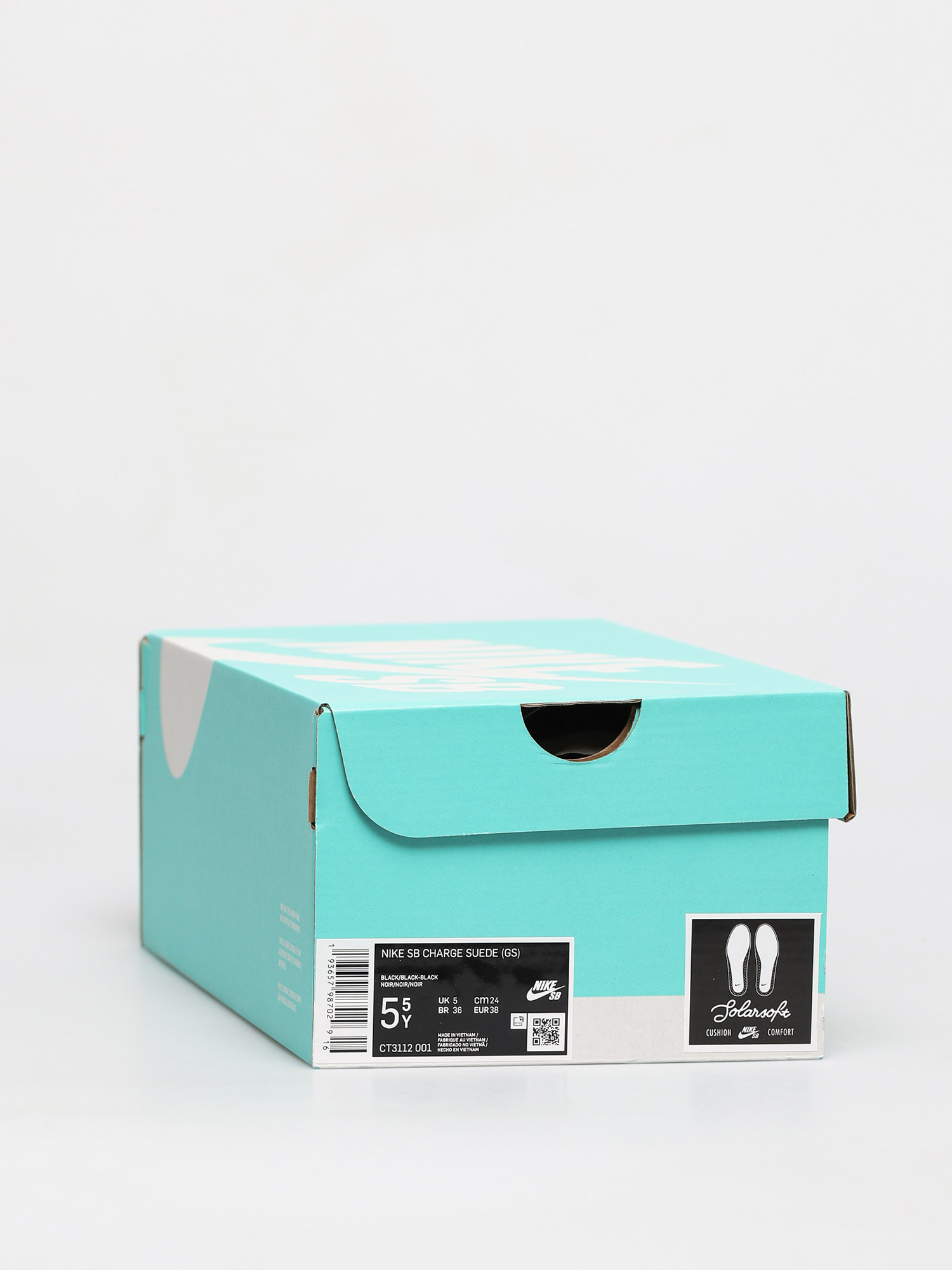 Buty Nike SB Charge Suede Gs (black/black black)