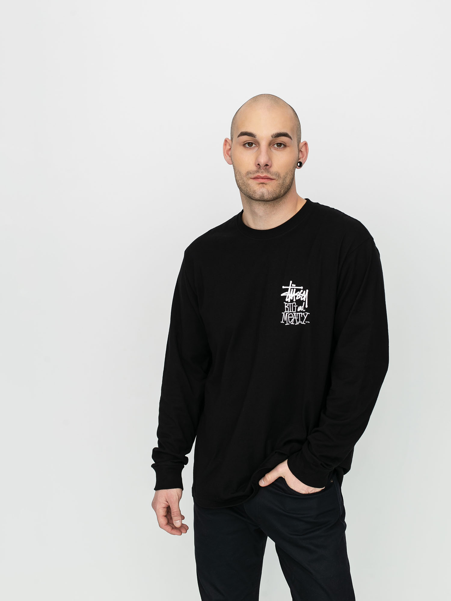 Longsleeve Stussy Big & Meaty (black)