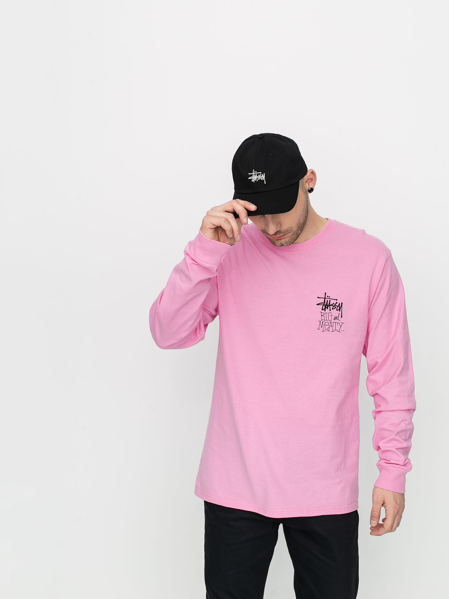 Longsleeve Stussy Big & Meaty (pink)