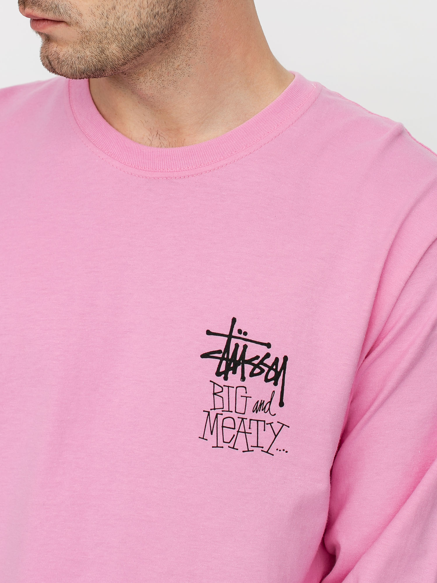 Longsleeve Stussy Big & Meaty (pink)
