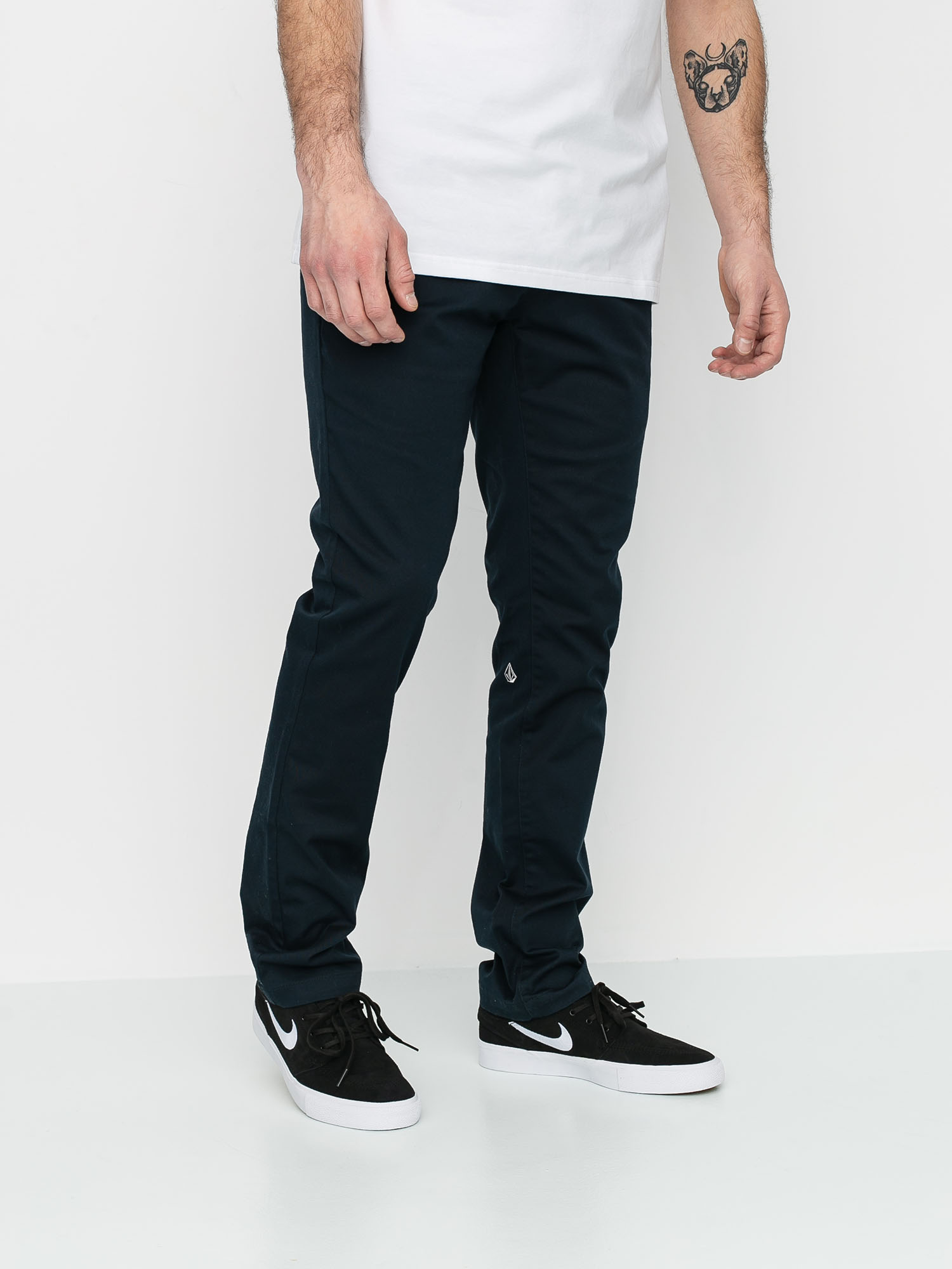 Spodnie Volcom Frickin Skinny Chino (dark navy)