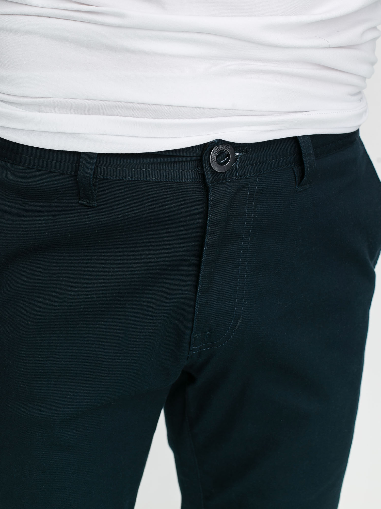 Spodnie Volcom Frickin Skinny Chino (dark navy)