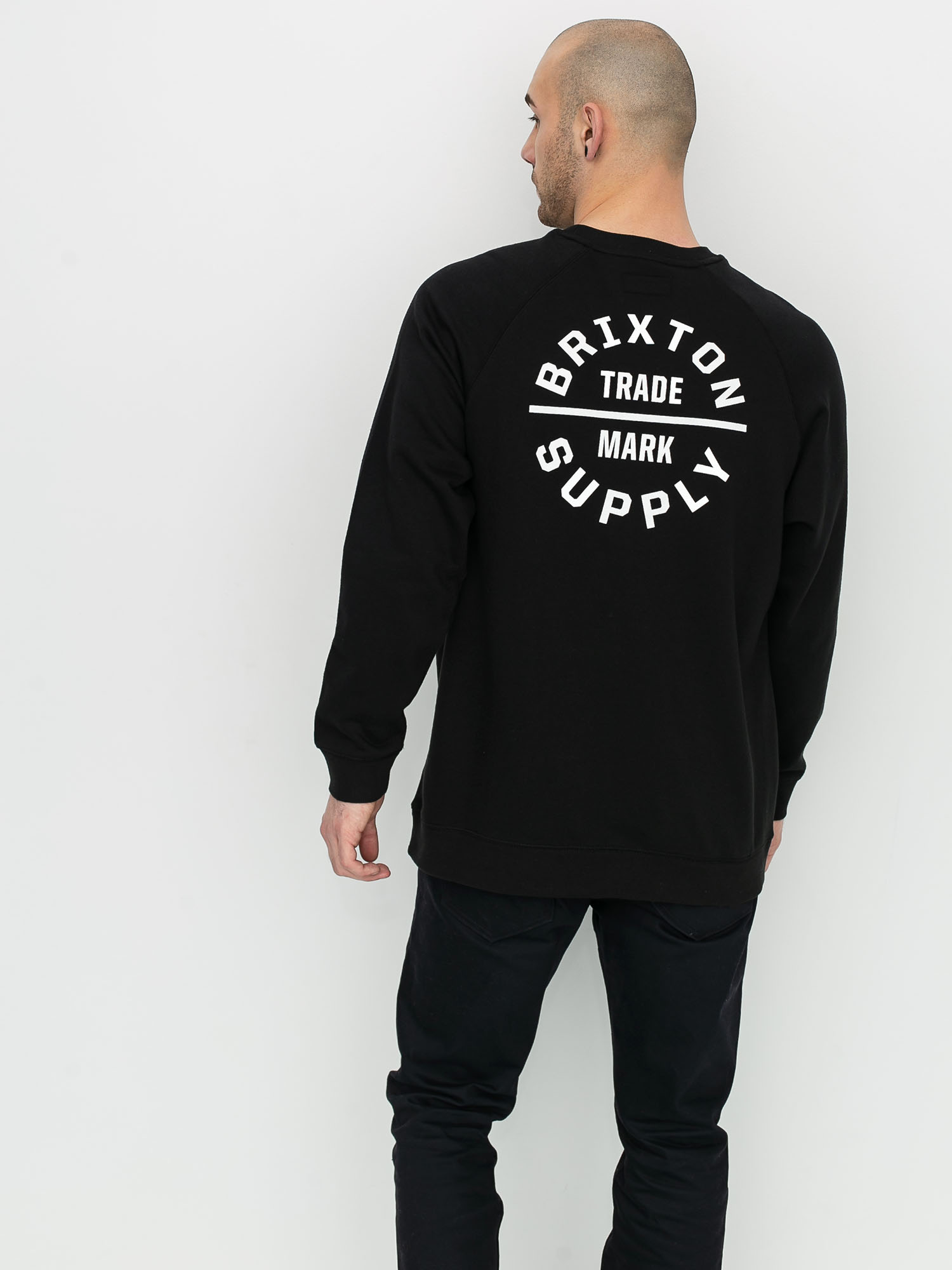Bluza Brixton Oath V Crew (black)