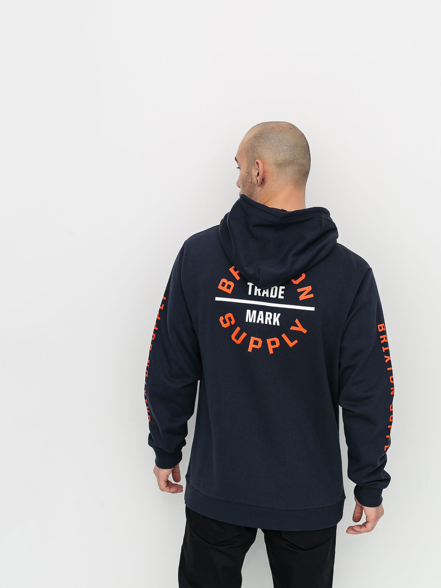Bluza z kapturem Brixton Oath VI HD (washed navy)
