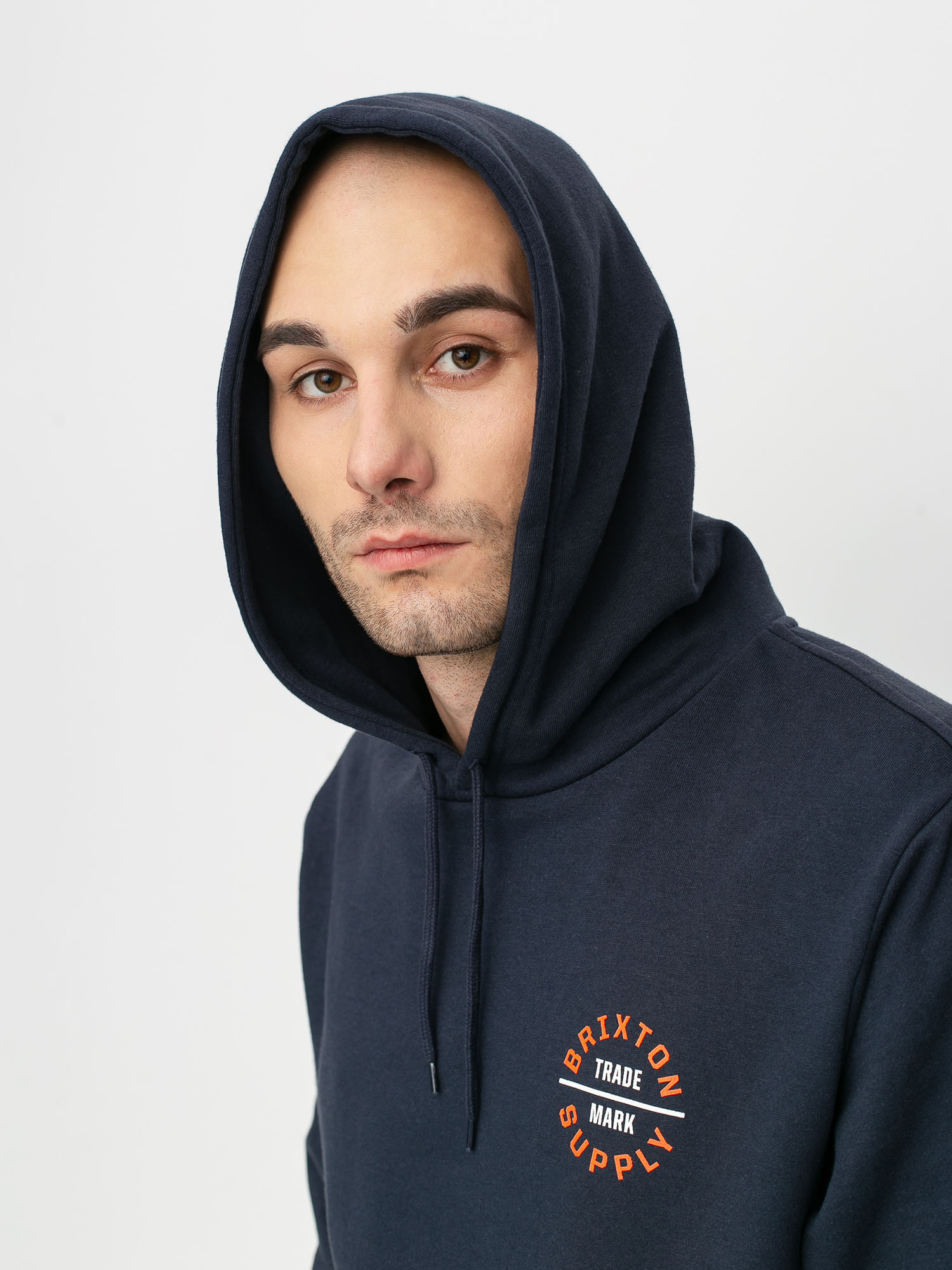 Bluza z kapturem Brixton Oath VI HD (washed navy)