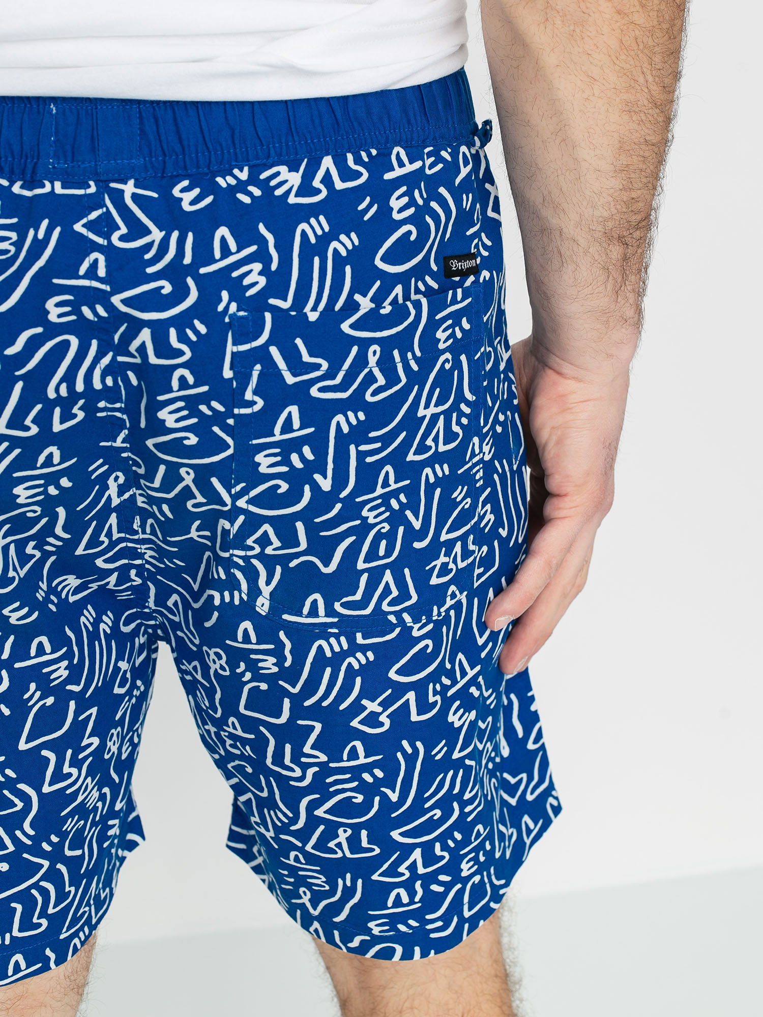 Szorty Brixton Steady Elastic Wb (royal/white)