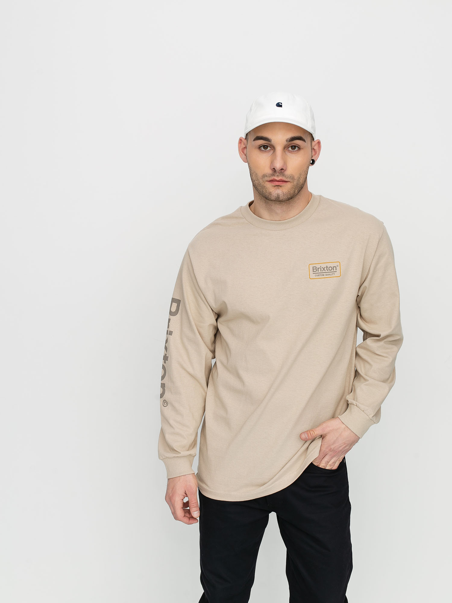 Longsleeve Brixton Palmer II Stt (sand)