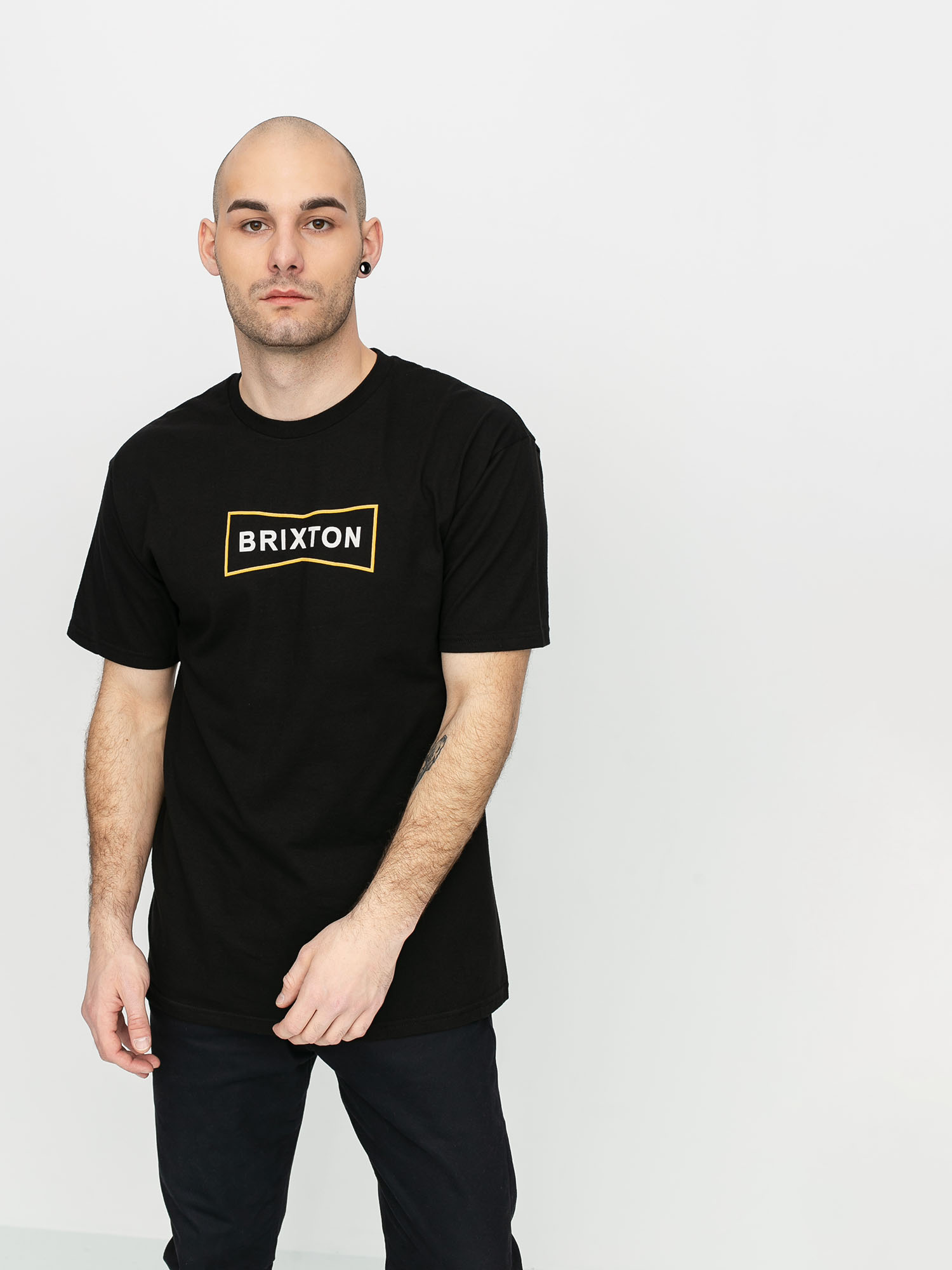 T-shirt Brixton Wedge II Stt (black)