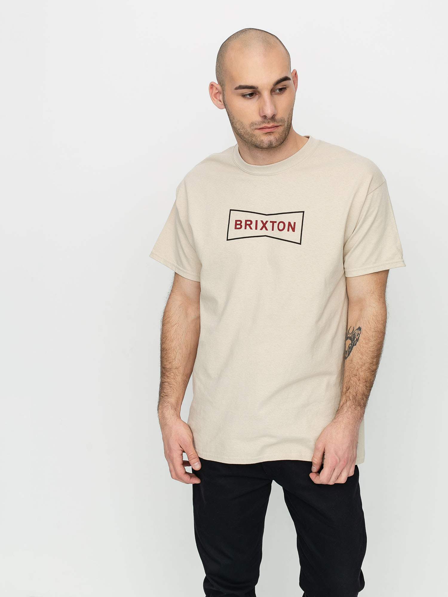T-shirt Brixton Wedge II Stt (vanilla)