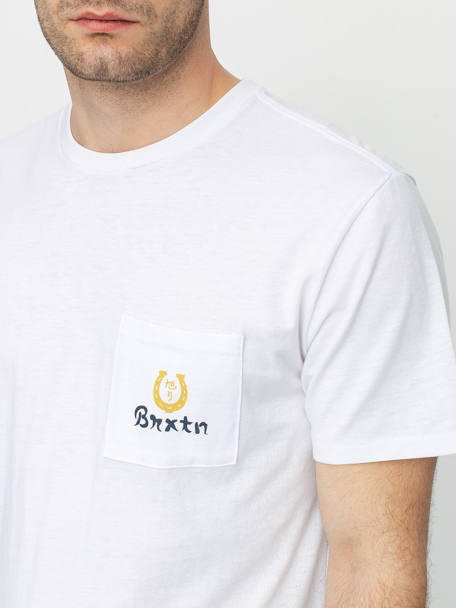 T-shirt Brixton Fortune Pkt (white)