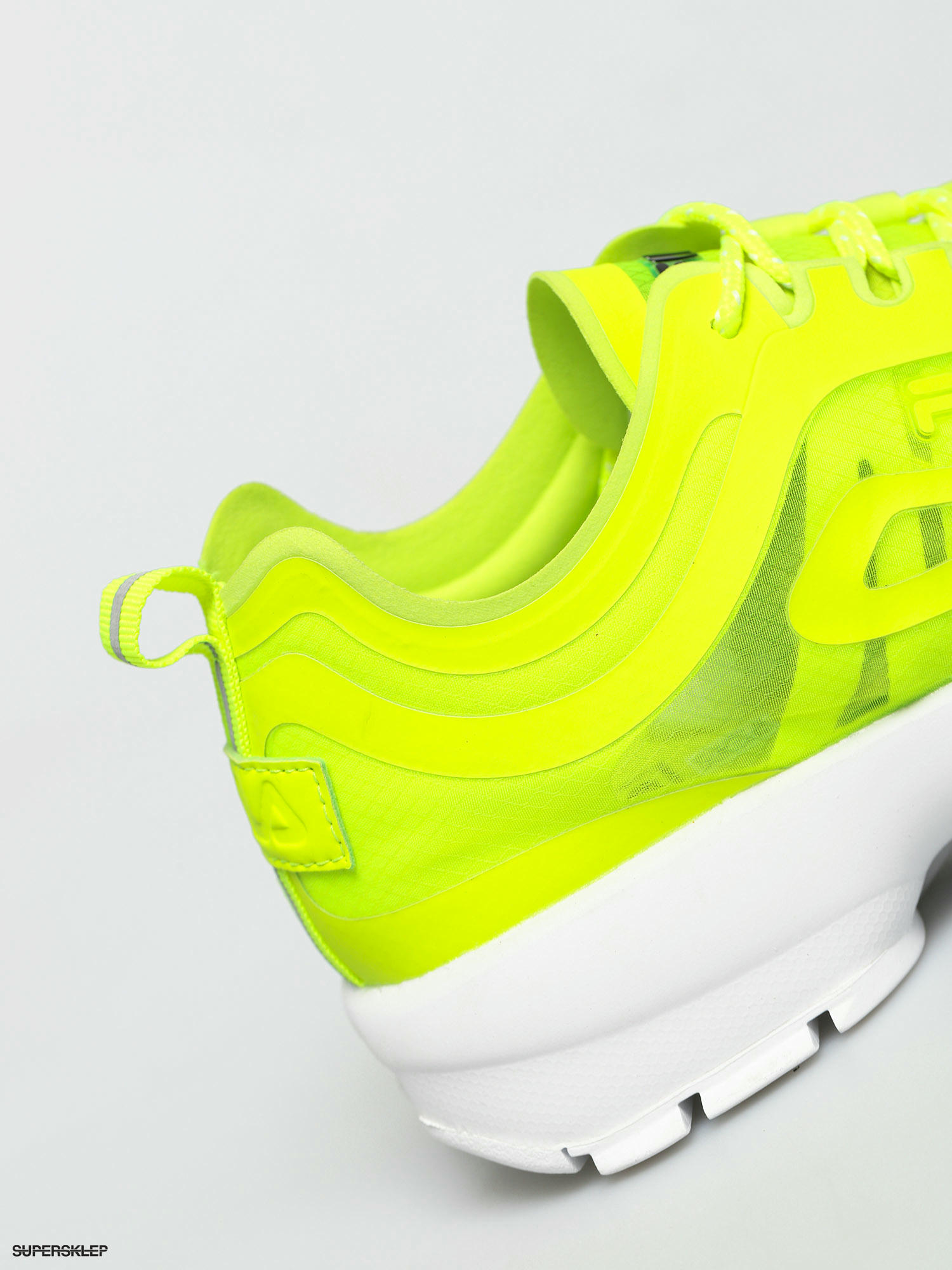 fila disruptor neon lime