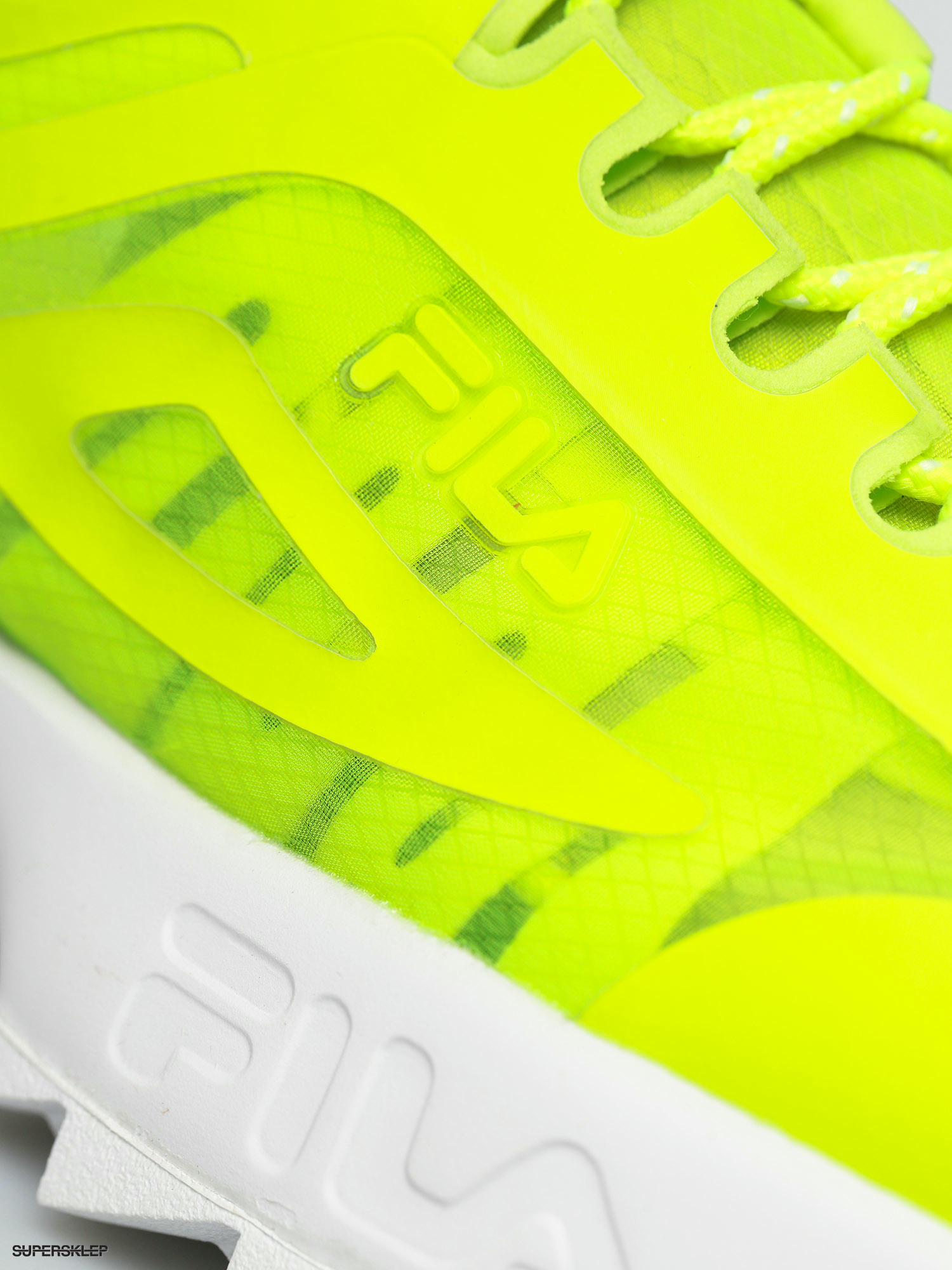 fila disruptor neon lime