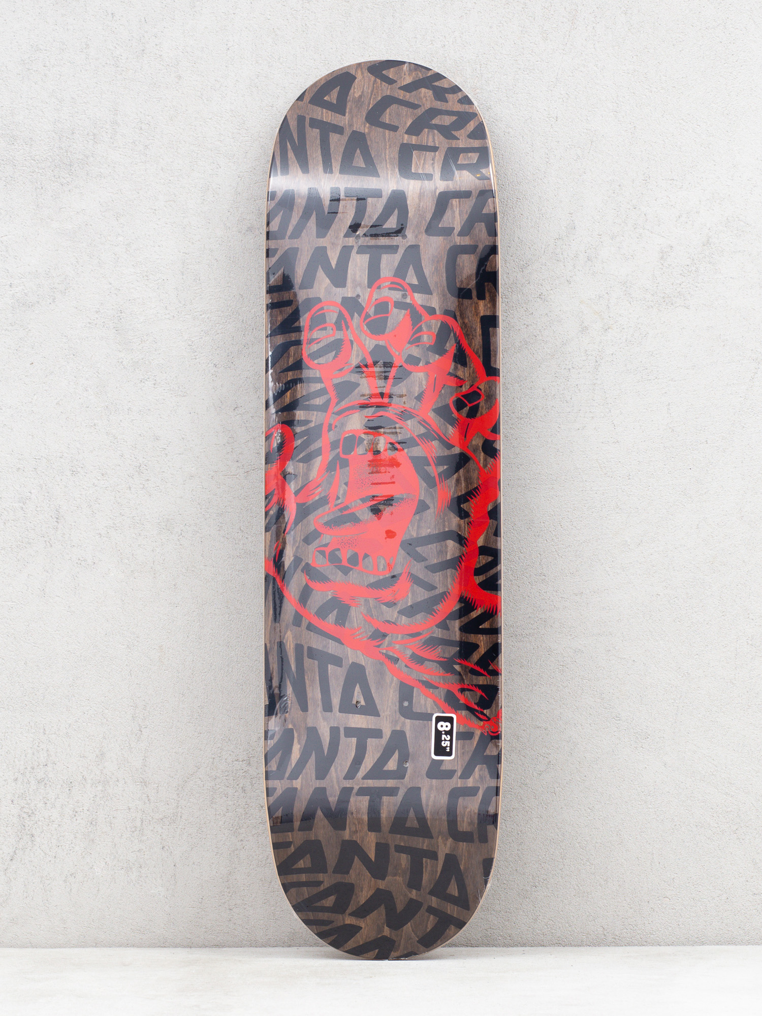 Deck Santa Cruz Vortex Hand Hard Rock (black/red)