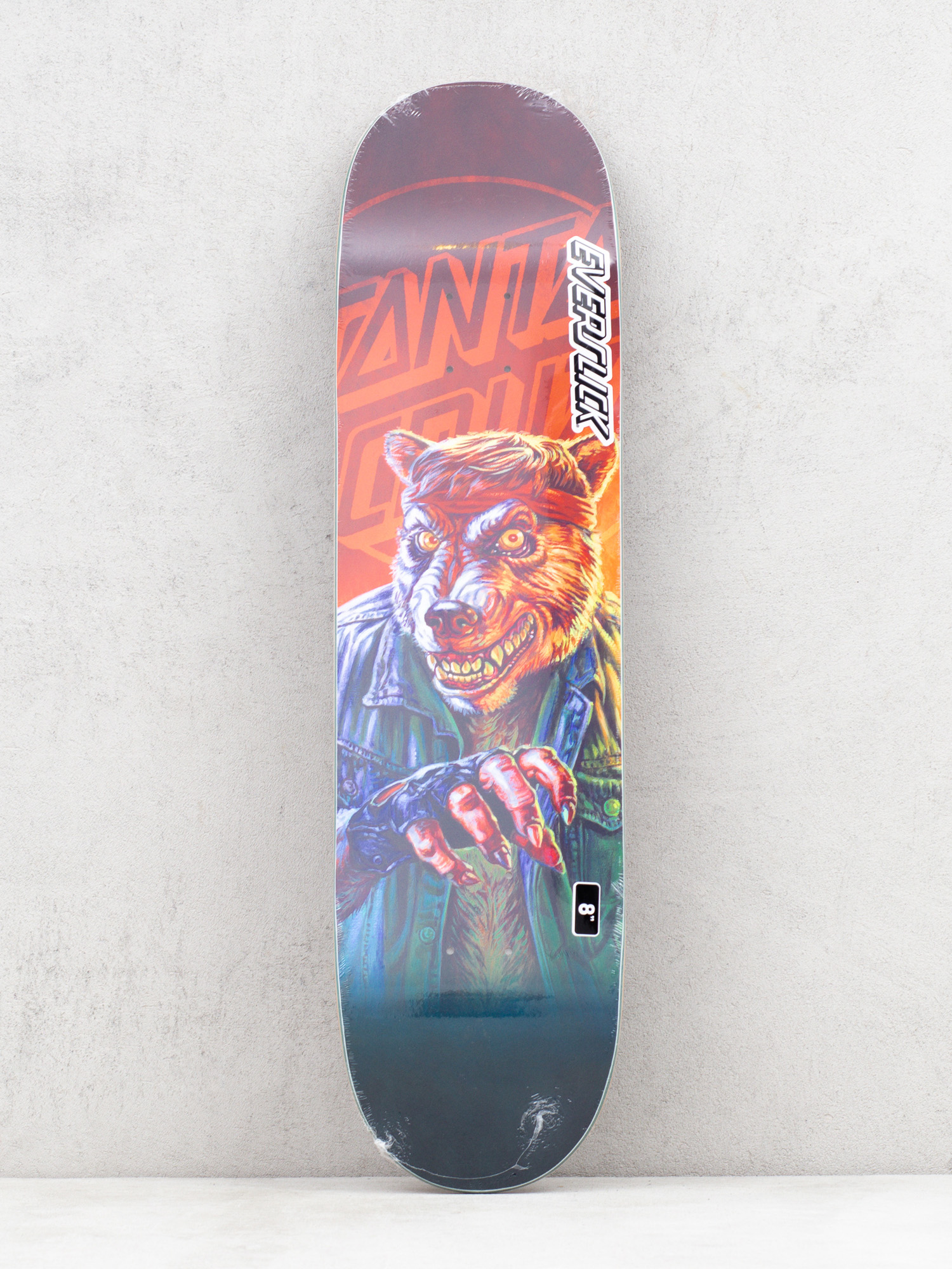 Deck Santa Cruz The Worst Warewolf Biker Everslick (orange/green)