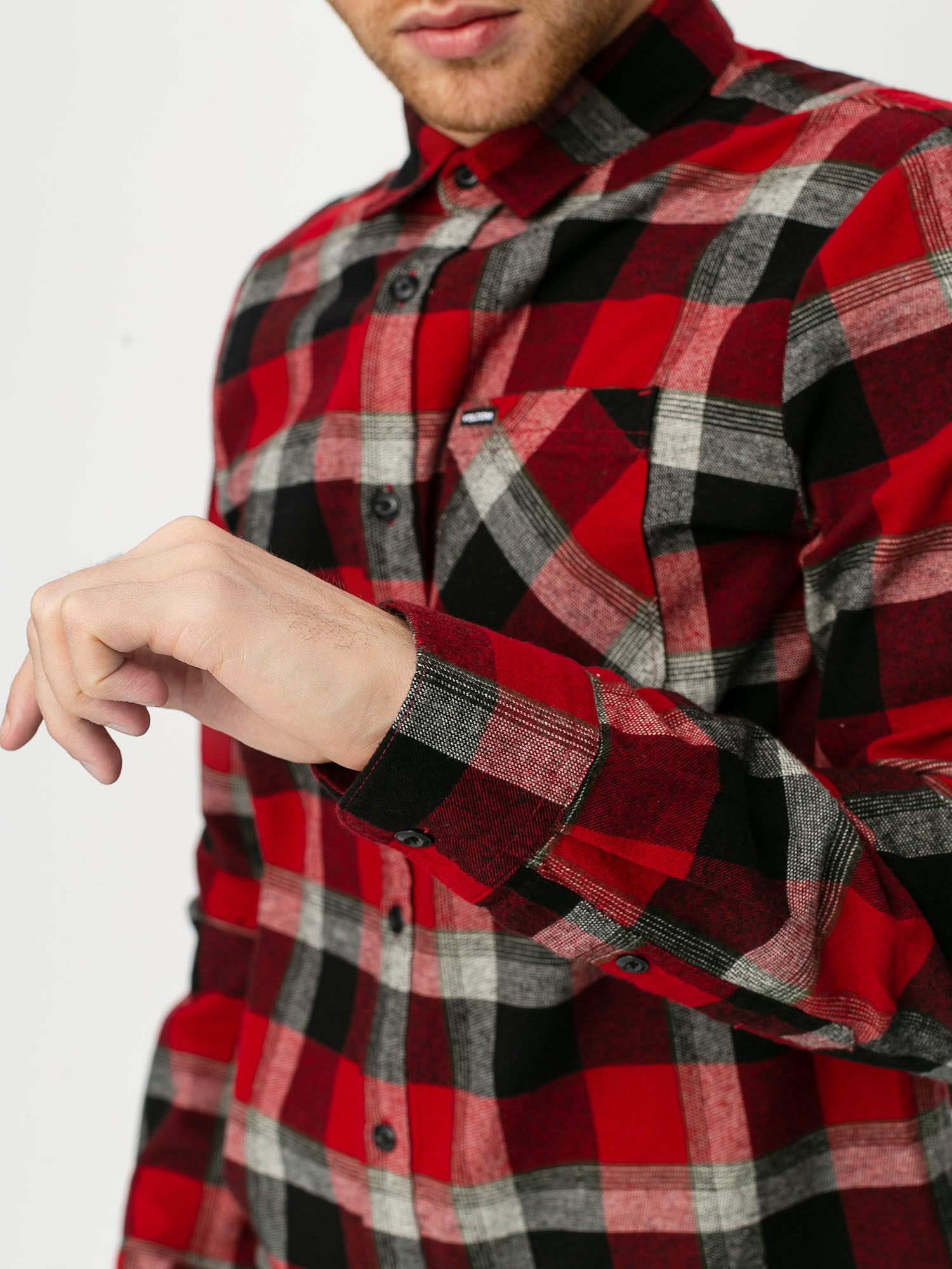 Koszula Volcom Caden Plaid (deep red)