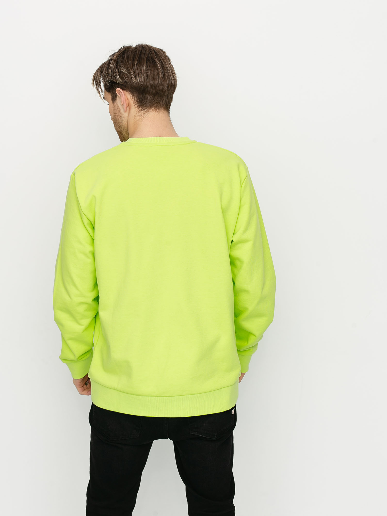 Bluza Carhartt WIP Script Embroidery (lime/black)