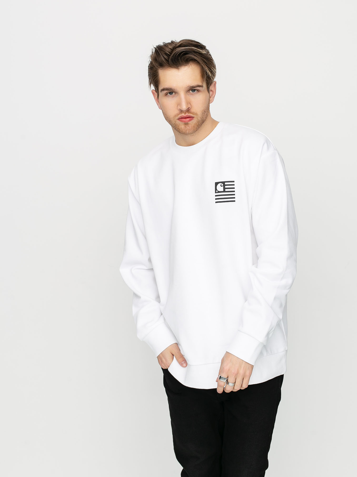 Bluza Carhartt WIP State Chromo (white)