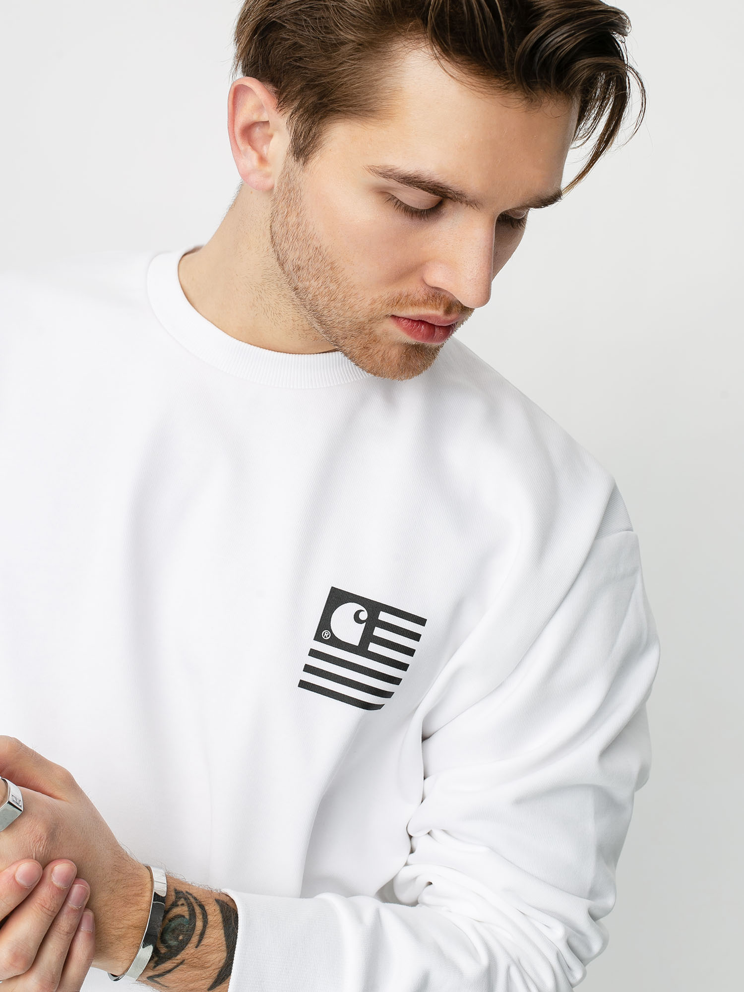 Bluza Carhartt WIP State Chromo (white)